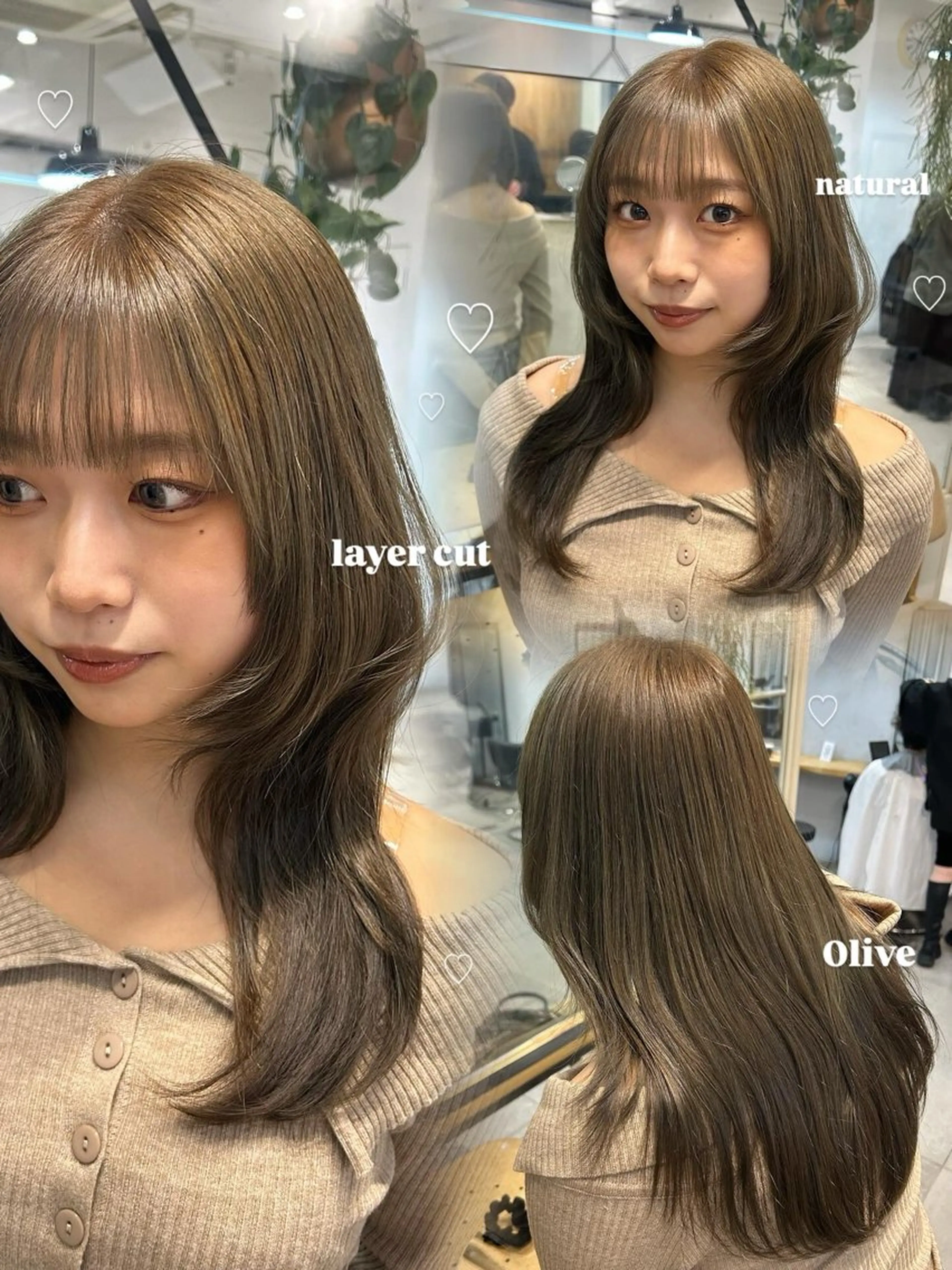 ロング カット ヘアカラー トリートメント Lomalia Yuuka/42🩵のヘアスタイル