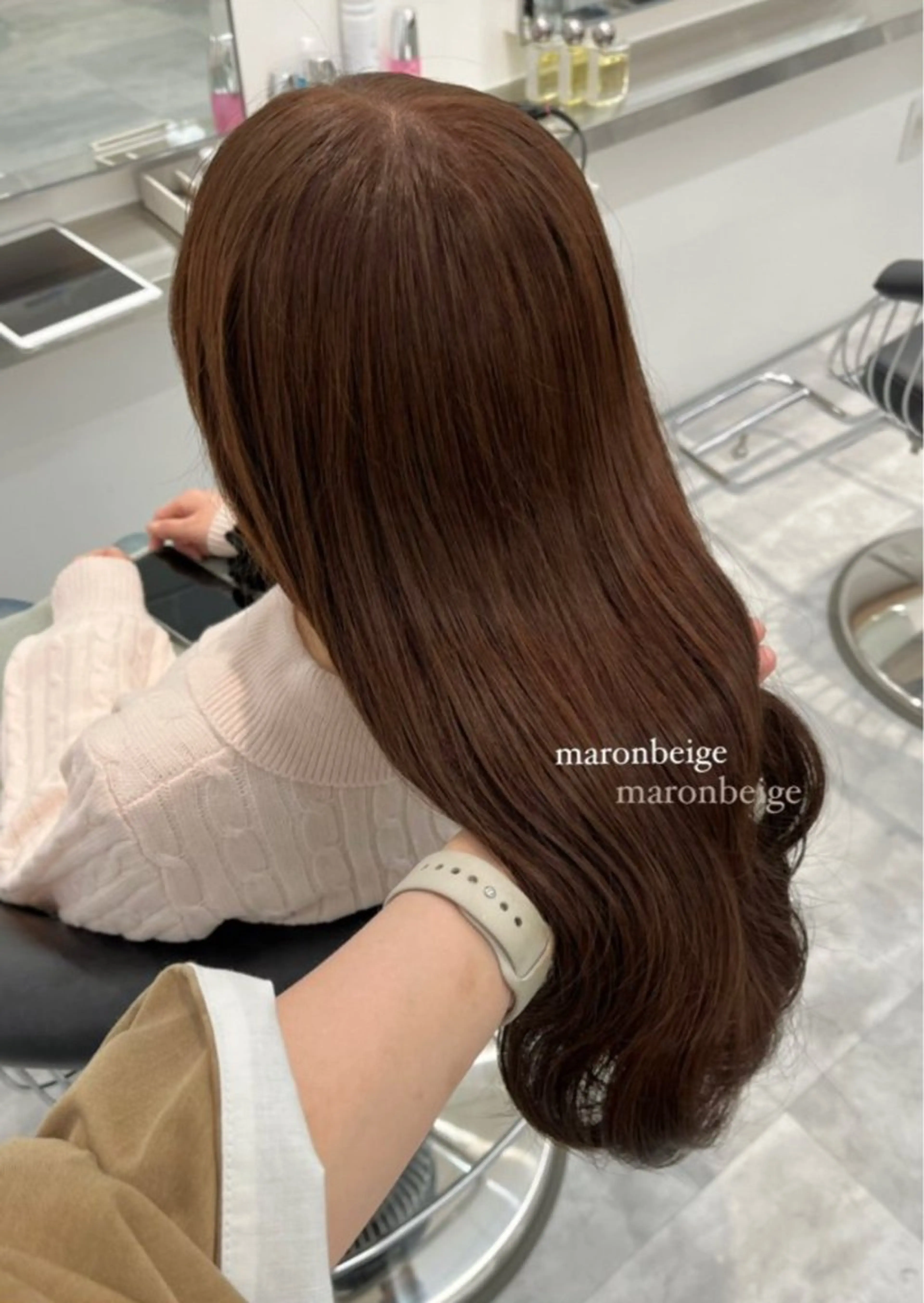 ロング カラー ヘアカラー ParveMix ♡白神みやびのヘアスタイル