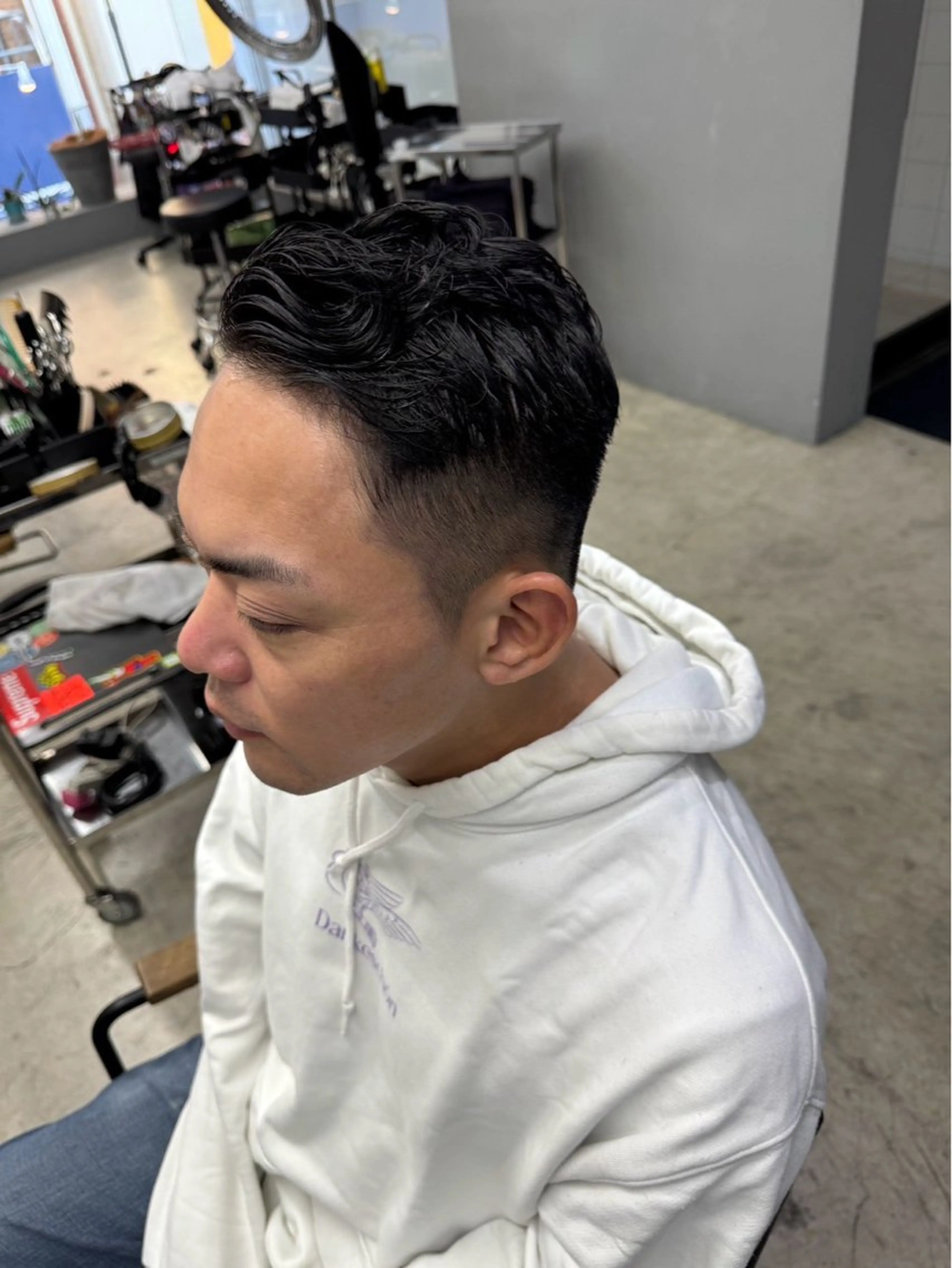 ショート メンズ カット ヘッドスパ メンズ専門サロン wokeのヘアスタイル