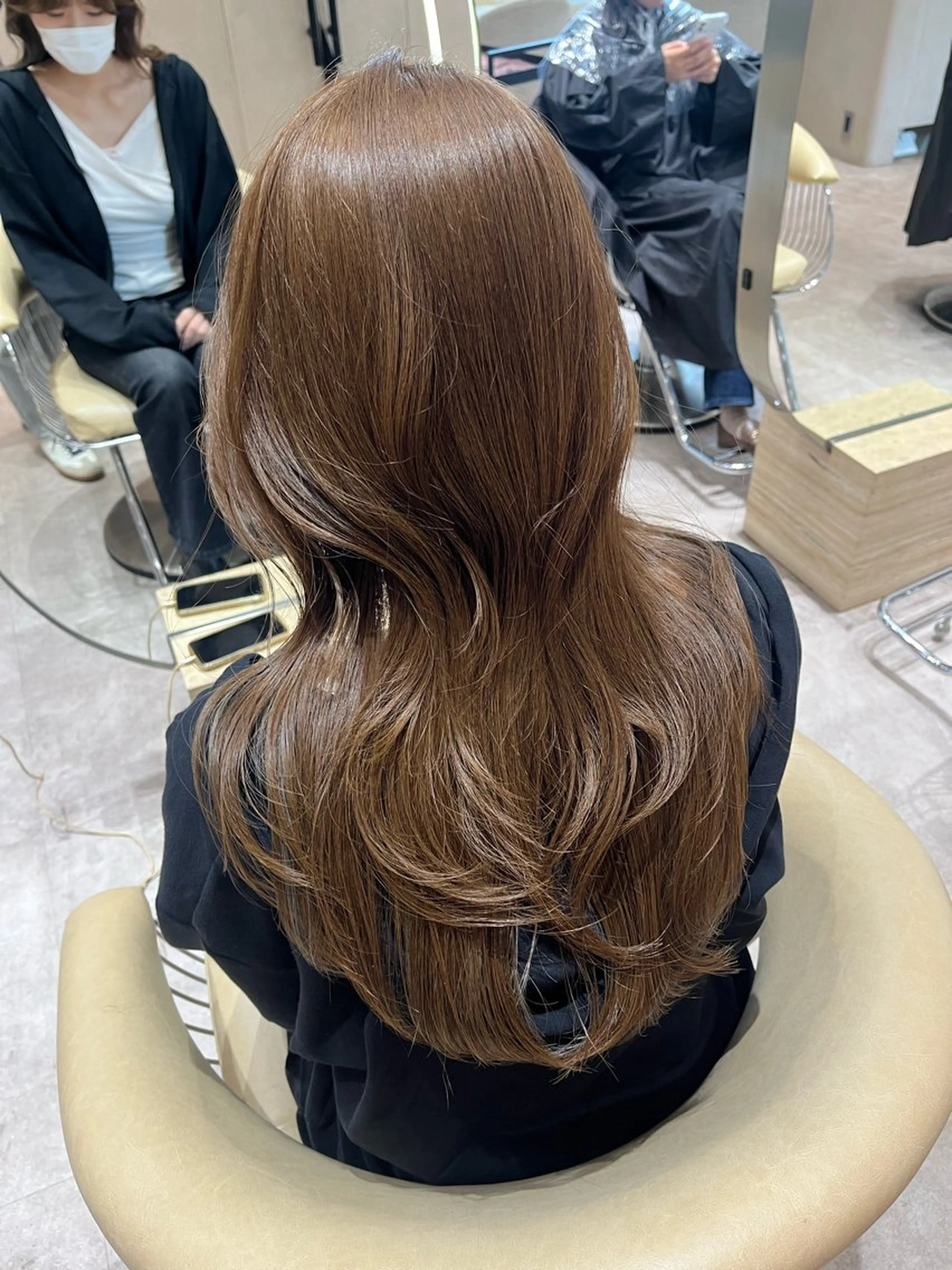 ロング カット ヘアカラー ㊙️レイヤーカット 透明感カラーゆな㊙️のヘアスタイル