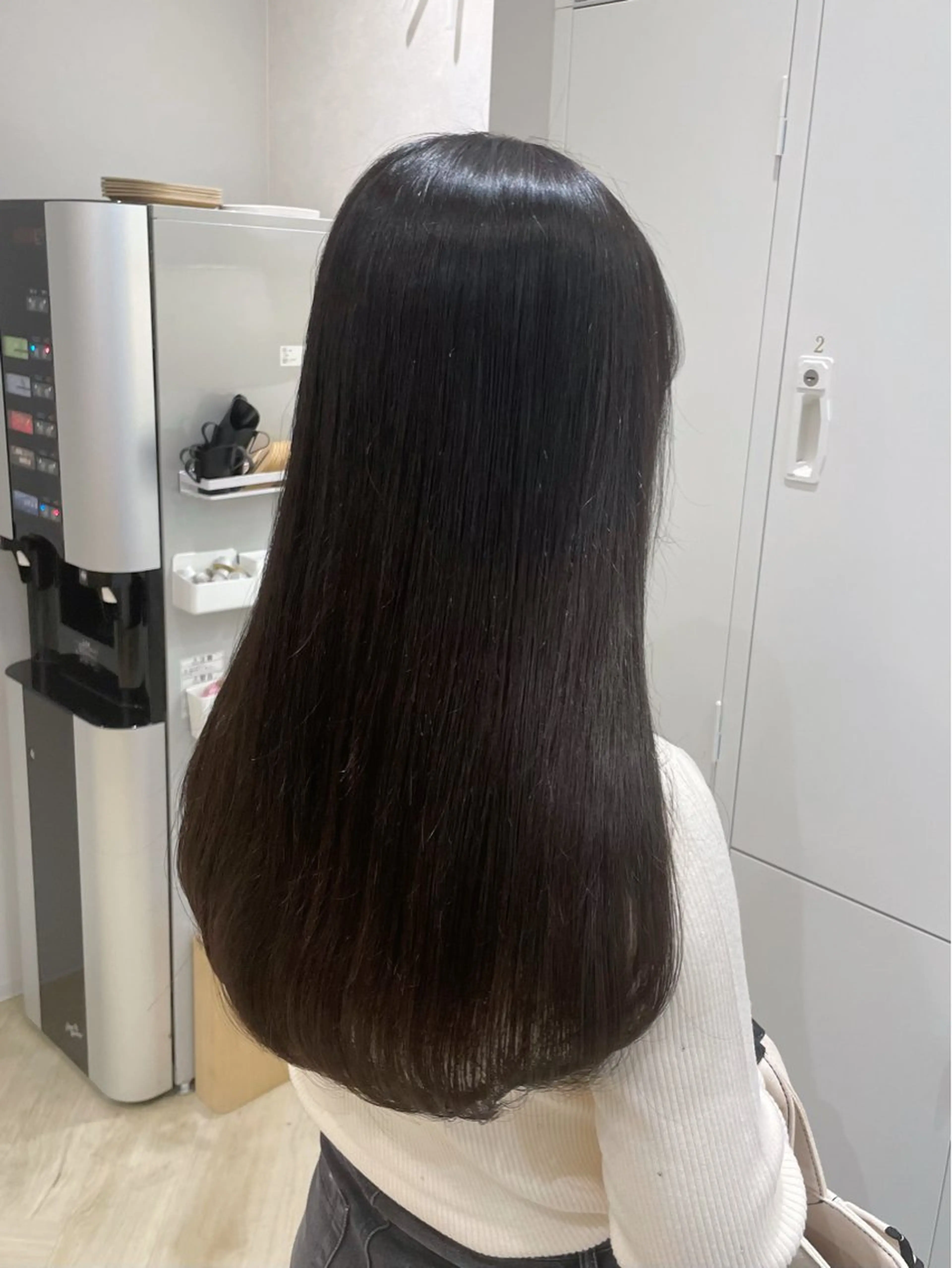 ロング カラー カット ヘアカラー トリートメント ヘッドスパ Jr.stylist 彩乃のヘアスタイル