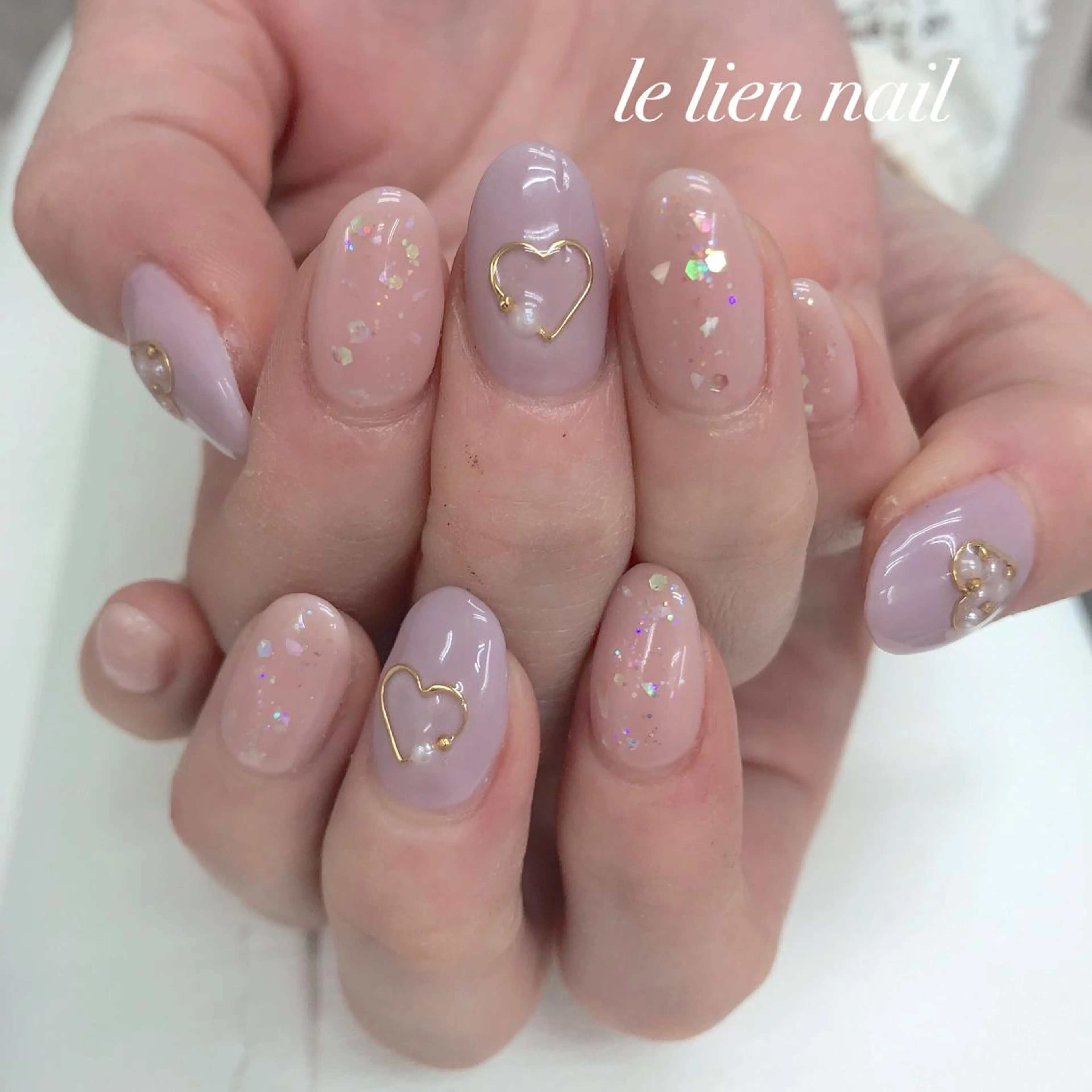 ミディアム ハンドネイル le lien nailのネイルデザイン