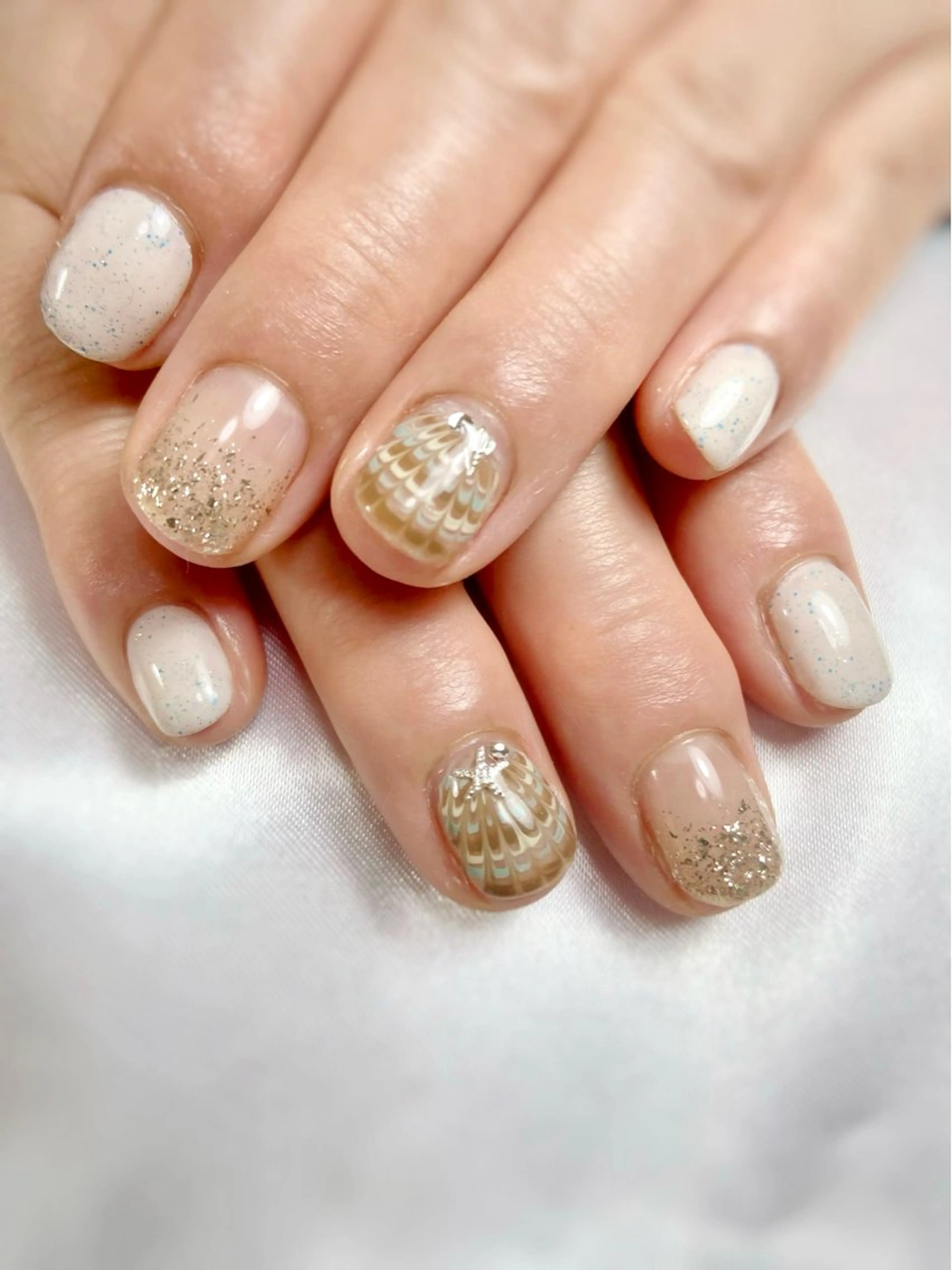ネイル ハンドネイル ﾈｲﾙｻﾛﾝ Bellefleurのネイルデザイン