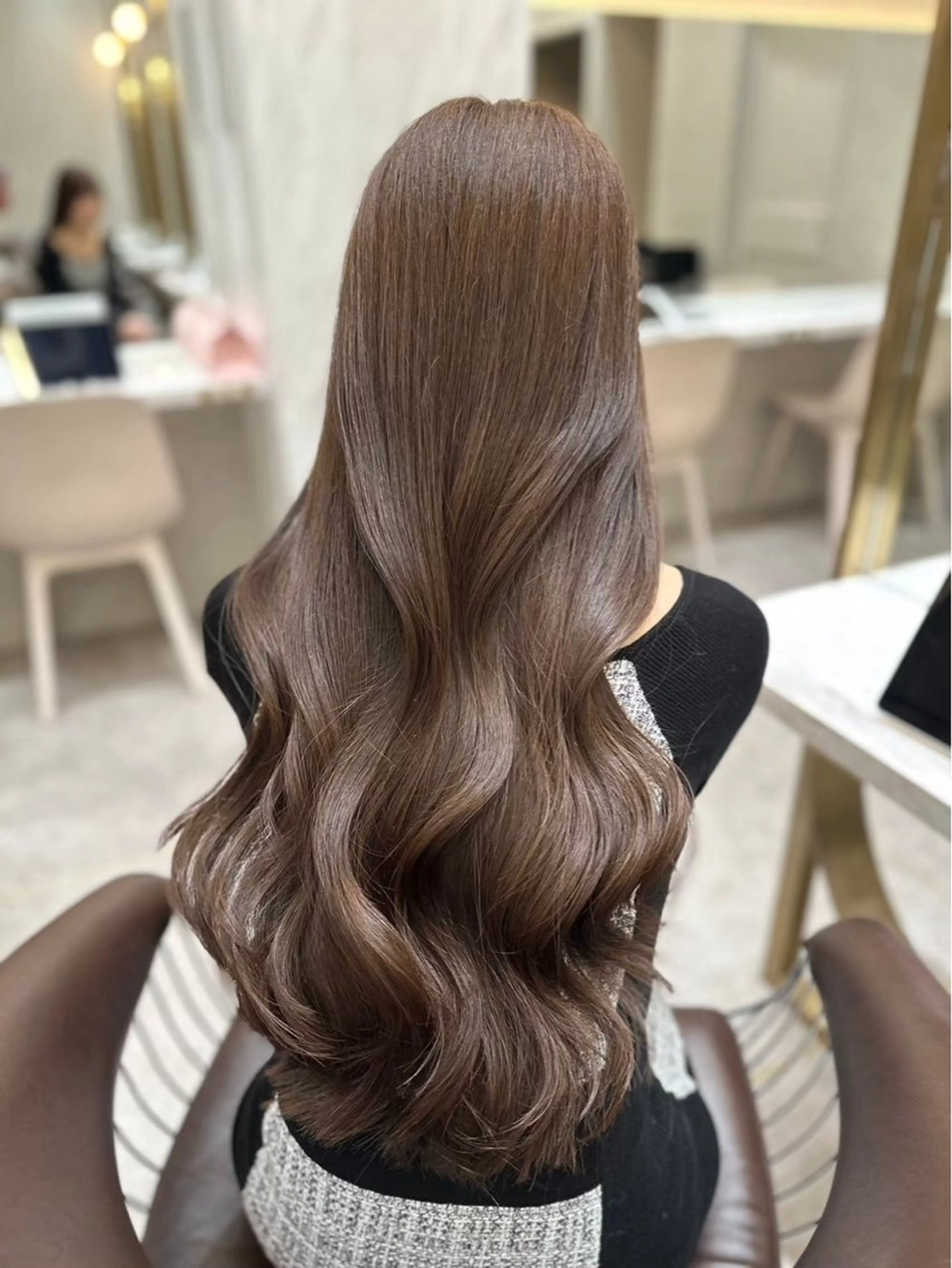 ロング ヘアカラー Lond Bloom所属・🎀はるか ブリーチ なしダブルカラー🎀のヘアスタイル