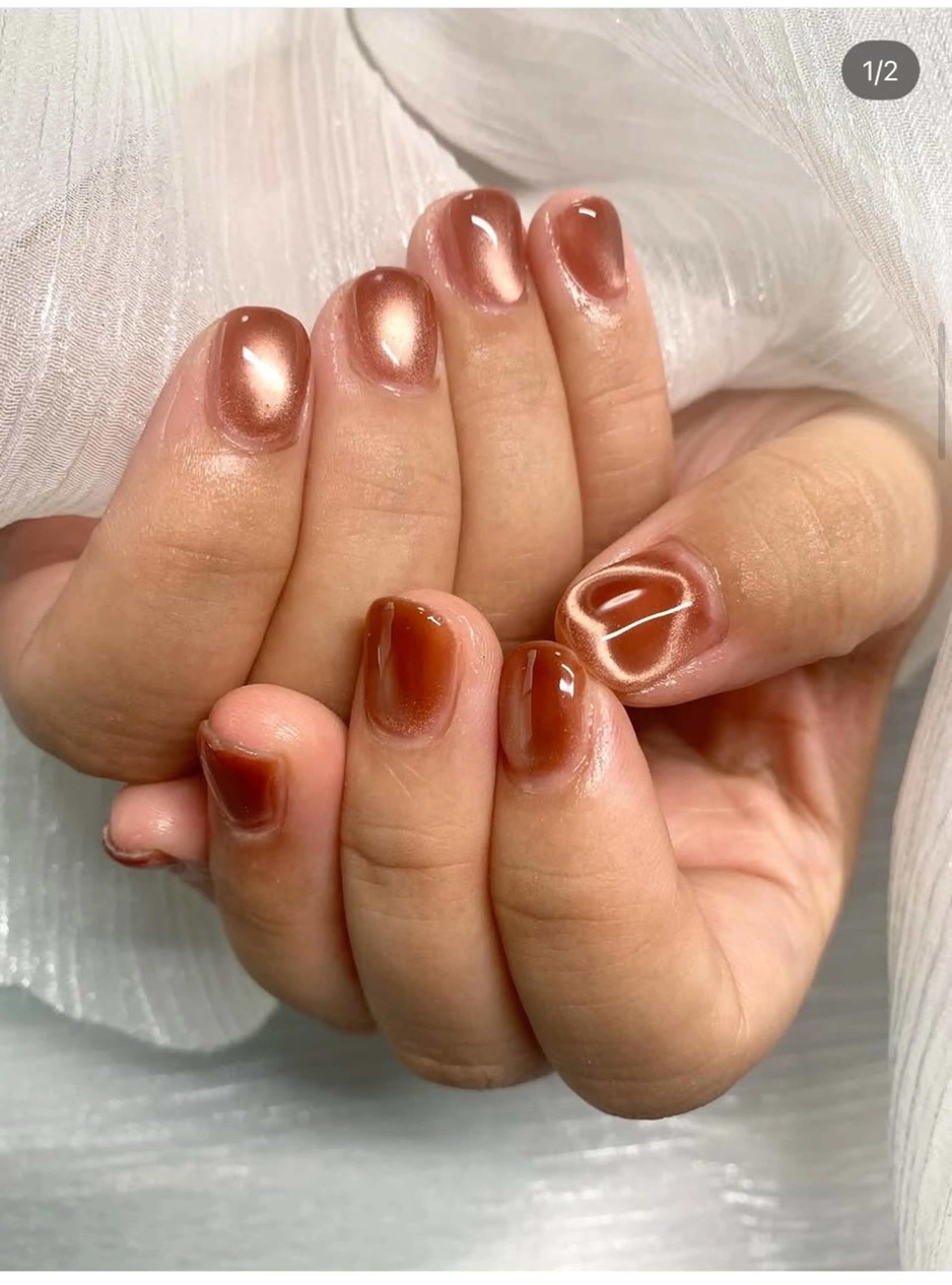 ネイル マグネットネイル nail salon happinessのネイルデザイン