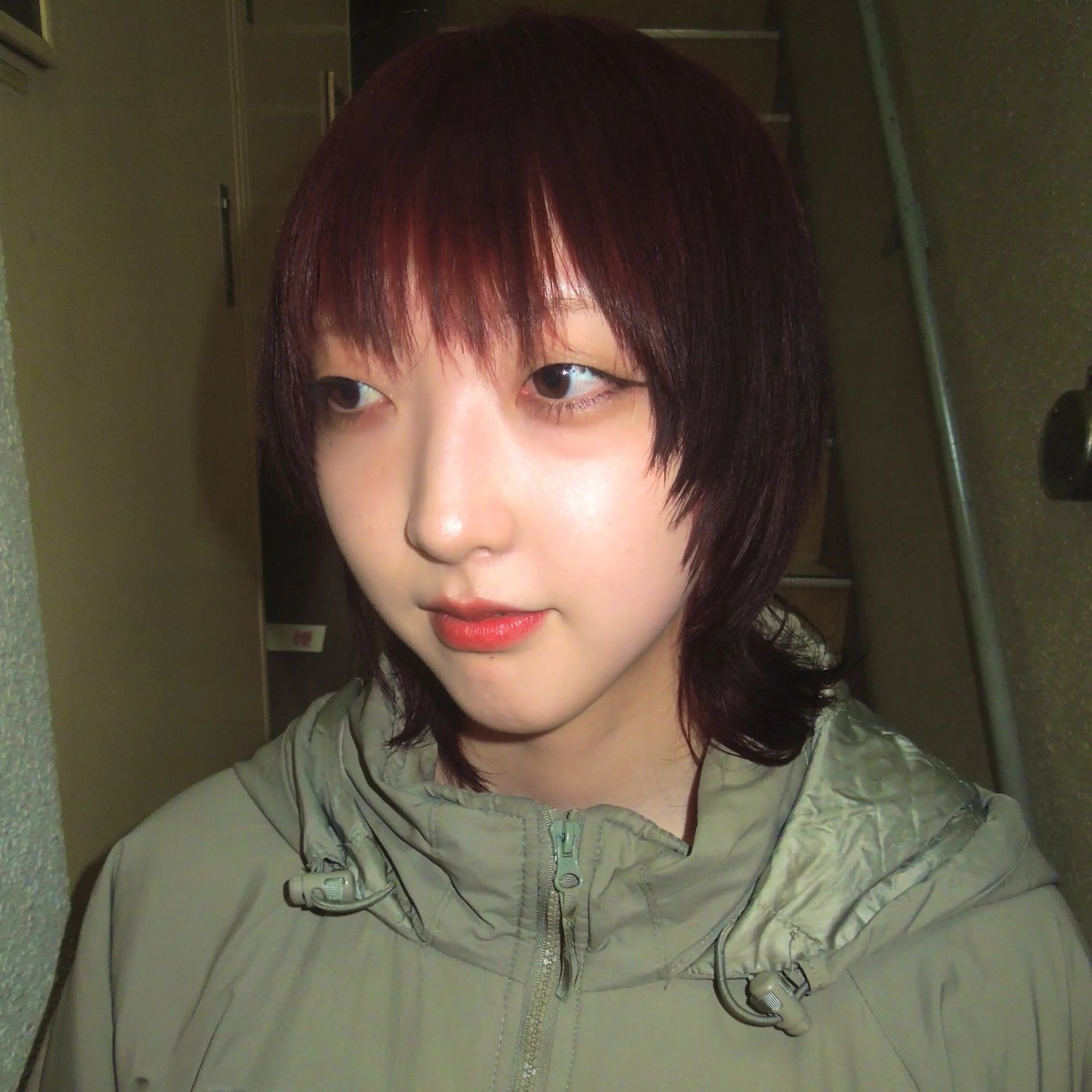 セミロング カラー セミロングパーマ ブリーチ ブリーチなしカラー タマキ/似合わせ カット/Wカラーのヘアスタイル