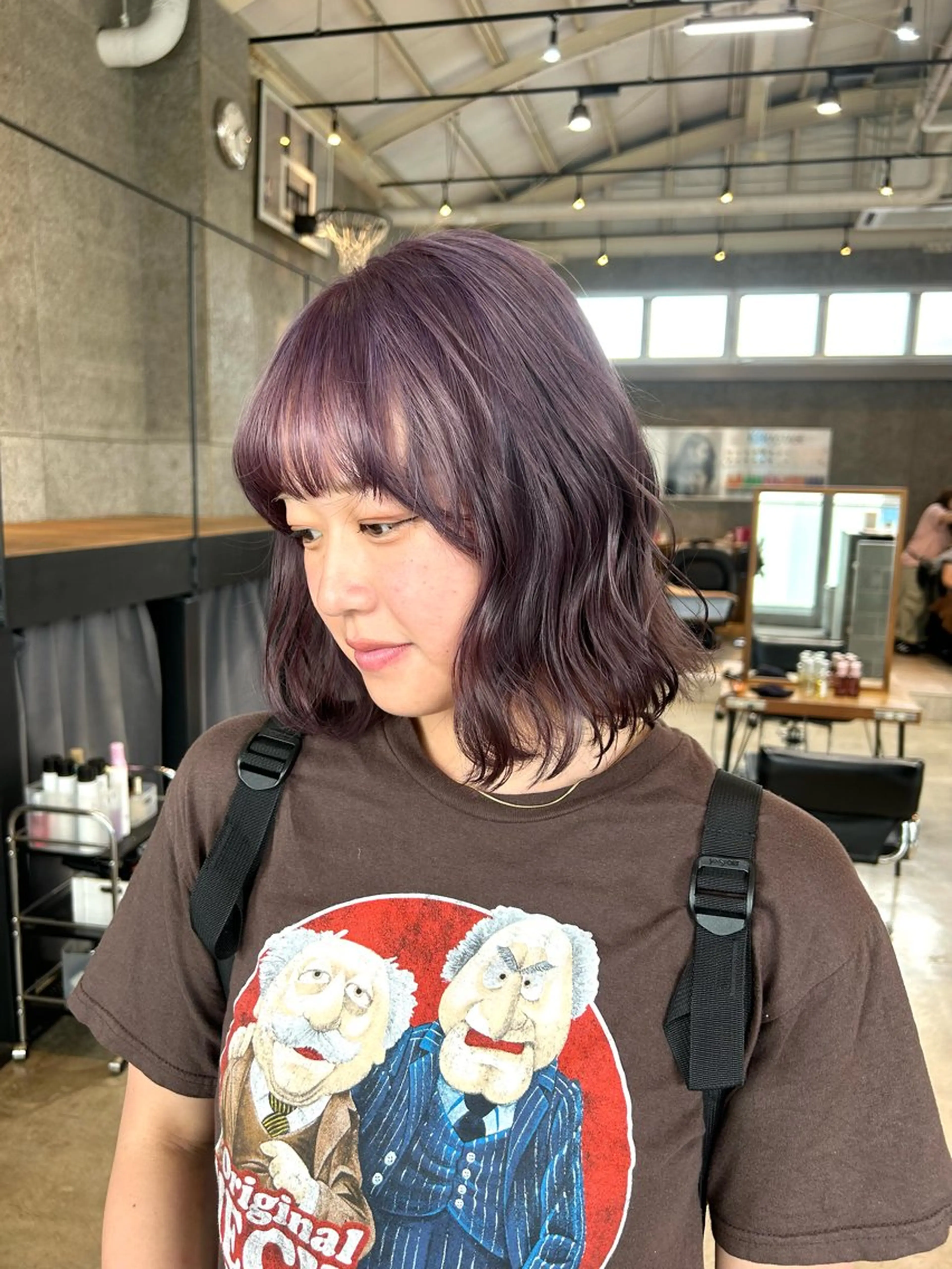 ミディアム カラー 光透け髪🫧 moekaのヘアスタイル