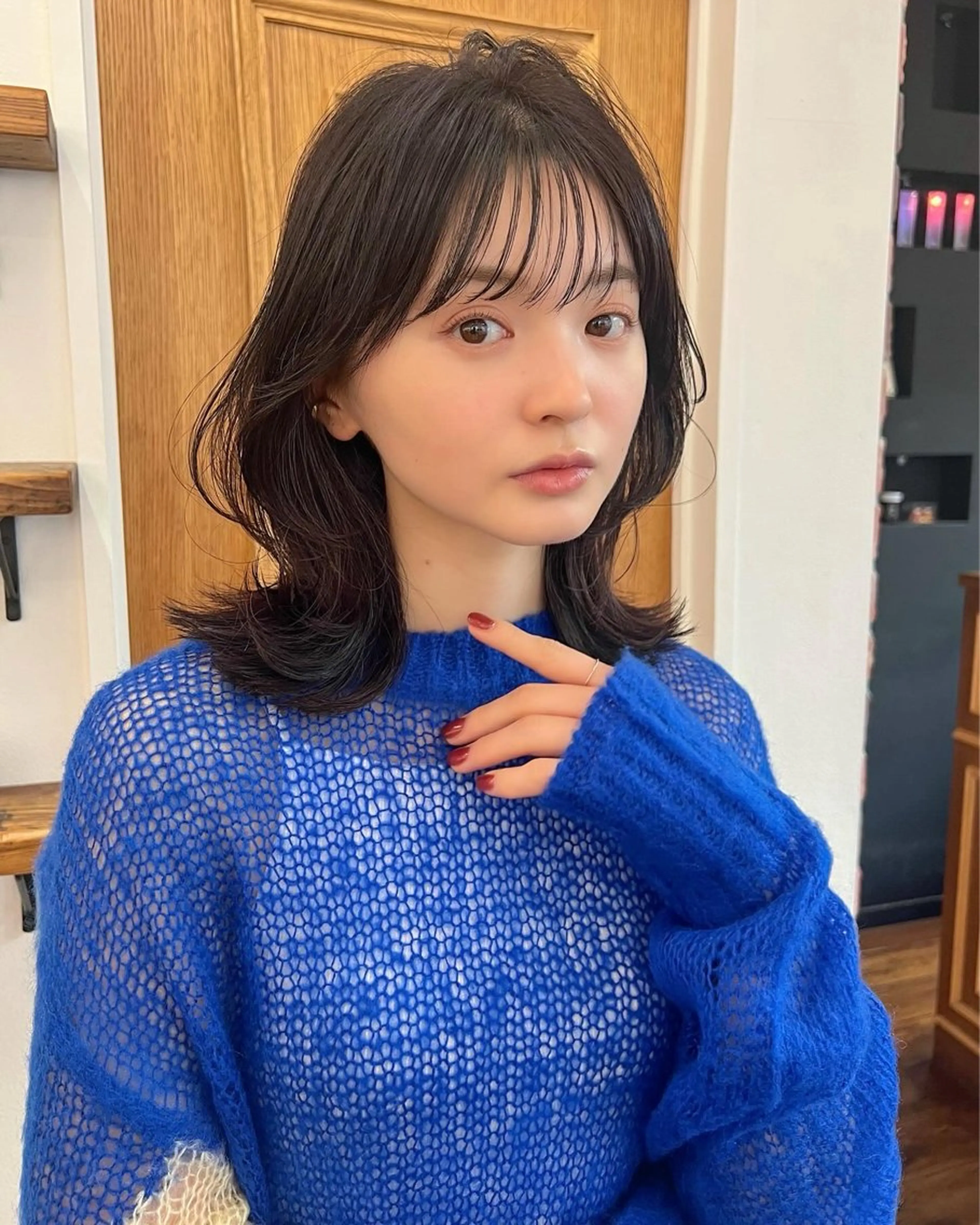 ミディアム MAKES表参道所属・小野里 樹のヘアスタイル