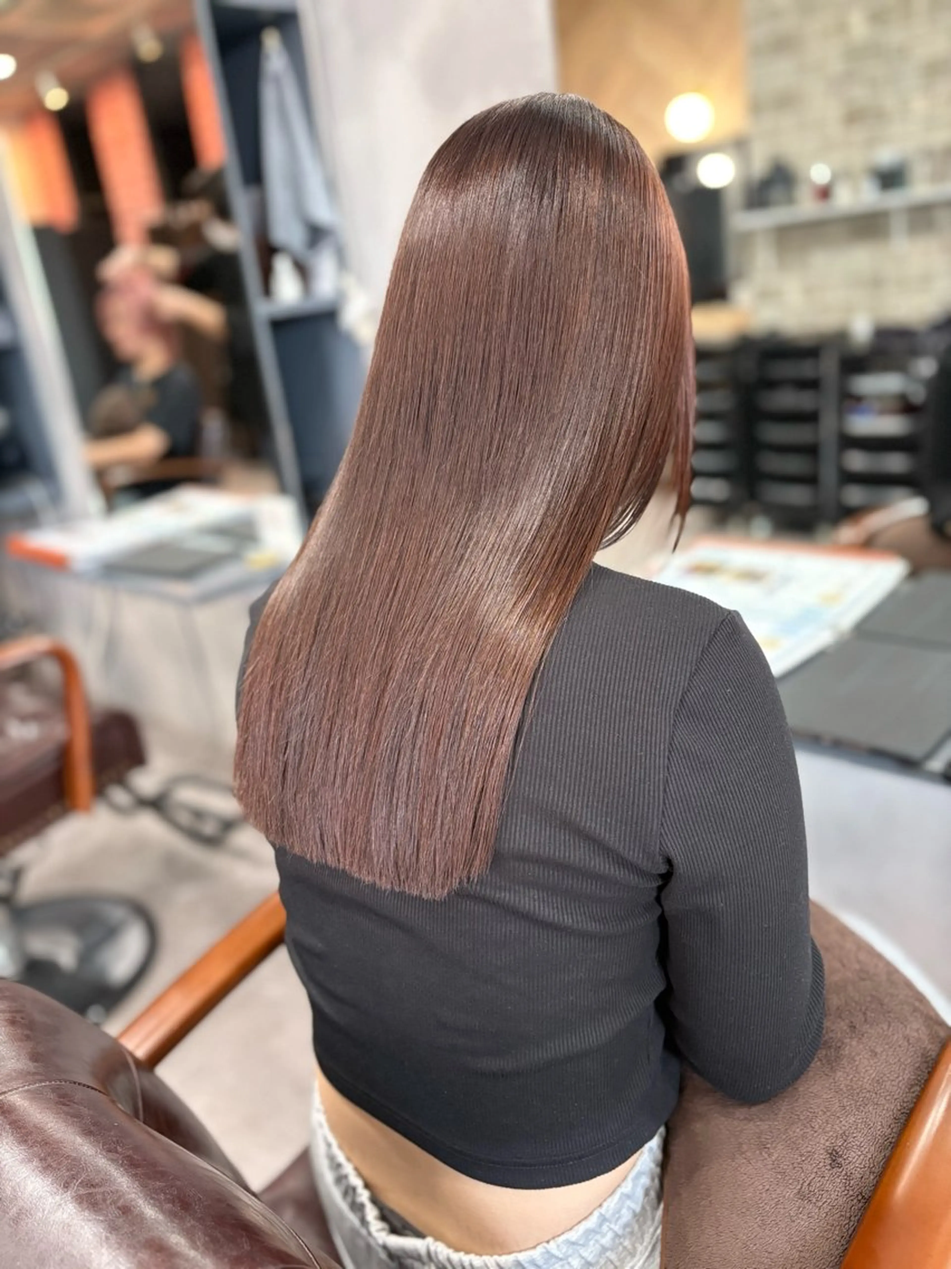 ロング 髪質改善 トリートメント カット ヘアカラー 宇佐美 柊のヘアスタイル