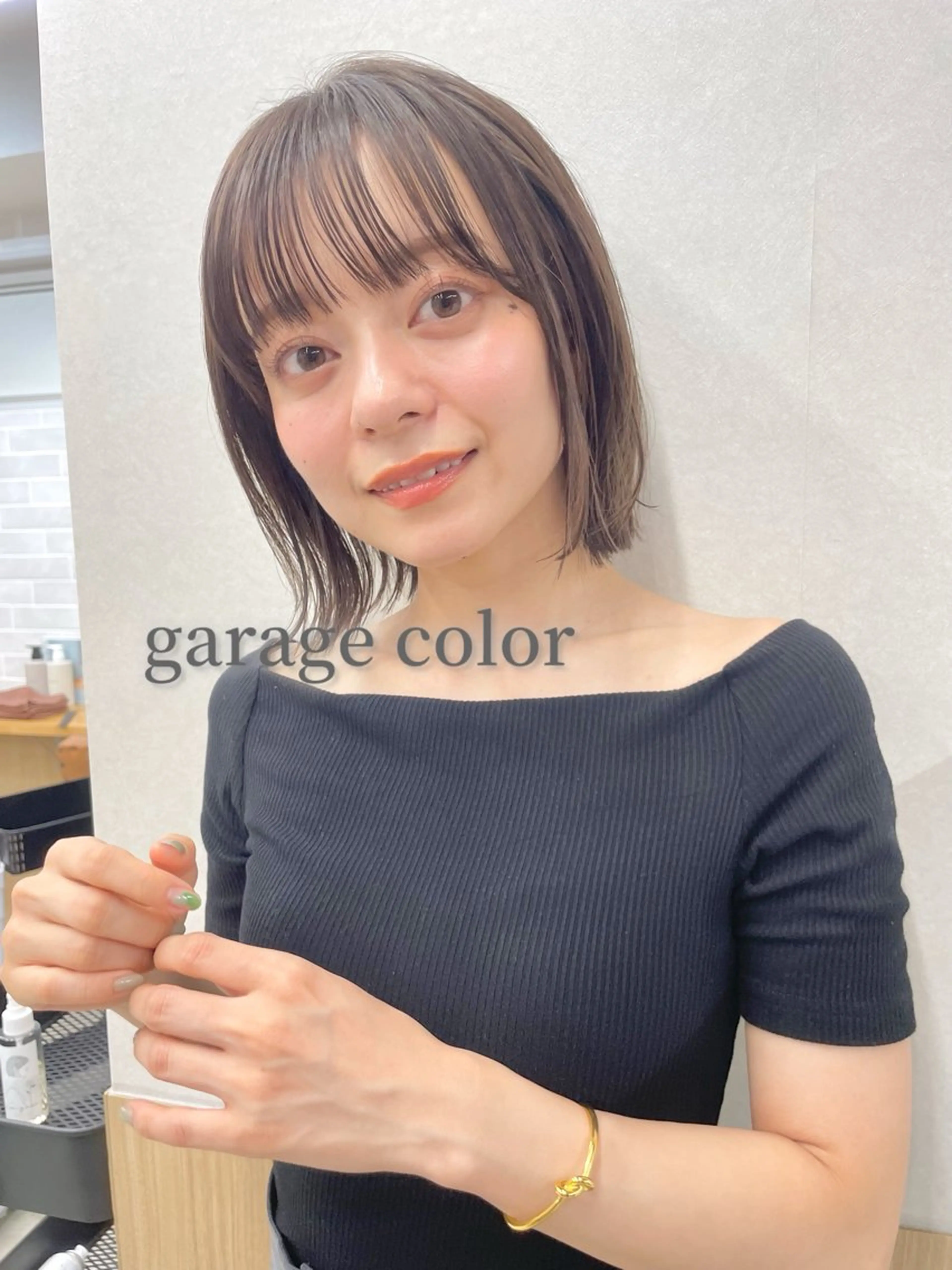 ミディアム 縮毛矯正メンズカット ひなたのヘアスタイル