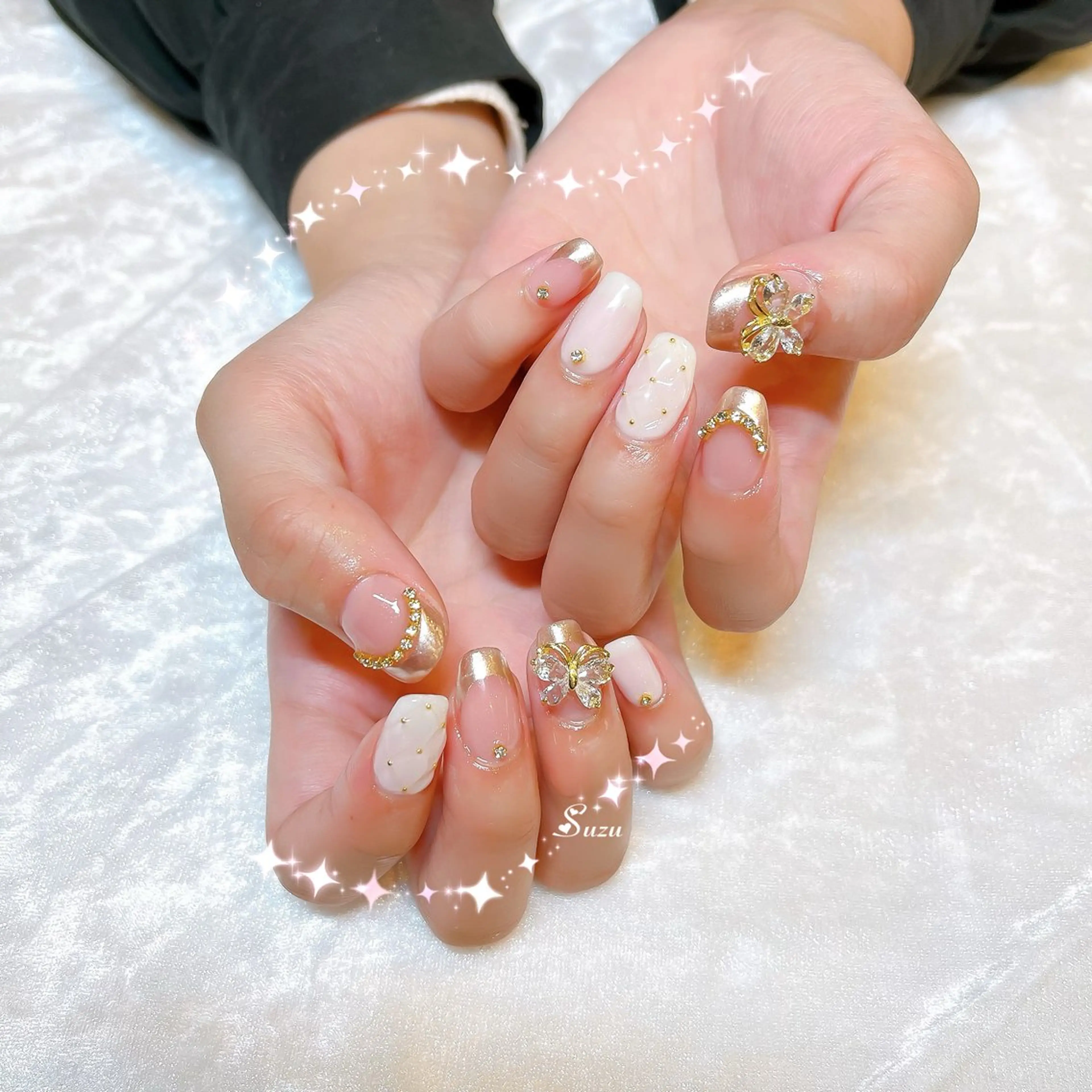 ネイル ミラーネイル 持ち込み Fairynails所属・Fairynails Suzuのネイルデザイン