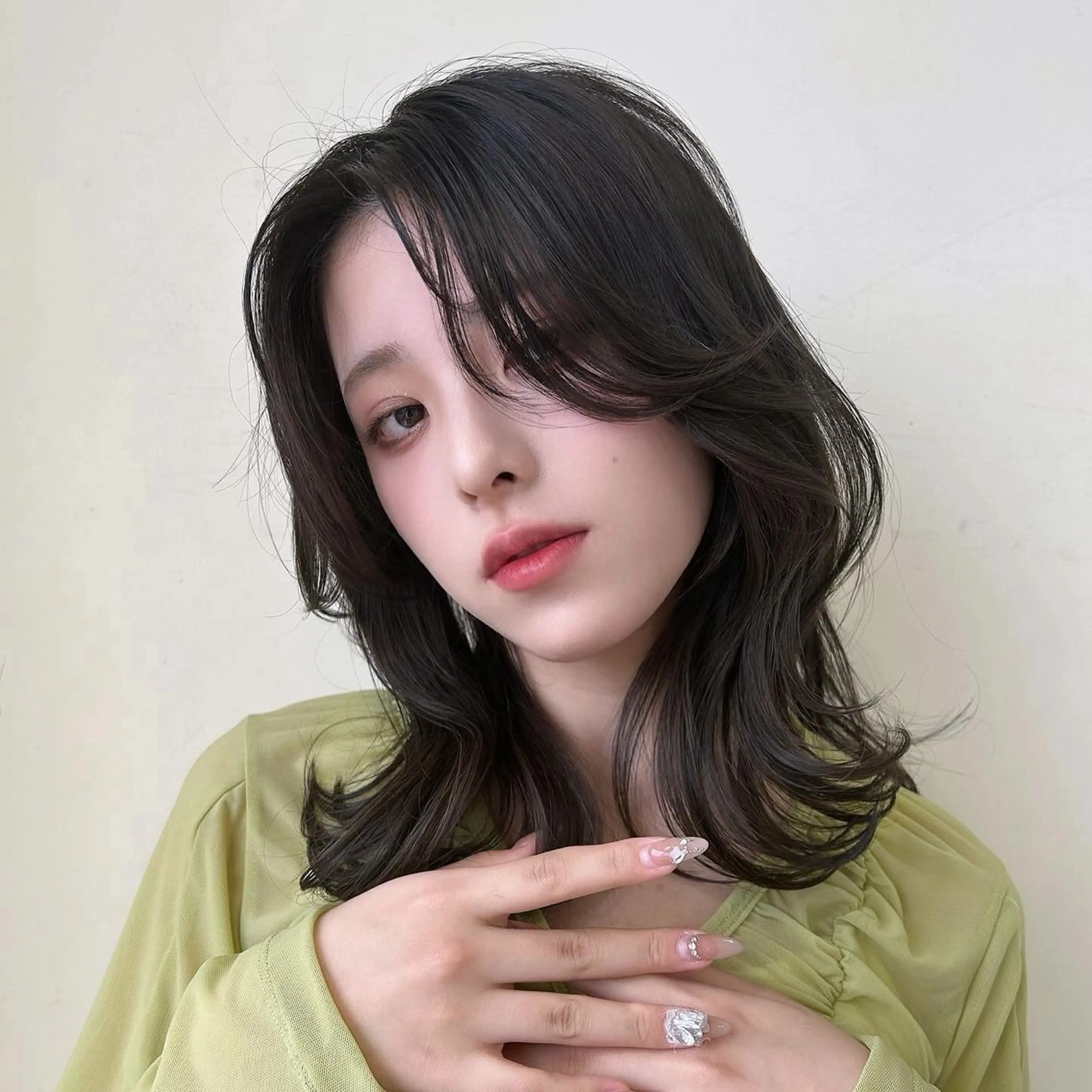 セミロング Happiness王寺所属・髪質改善カラー 🫧萩原のヘアスタイル