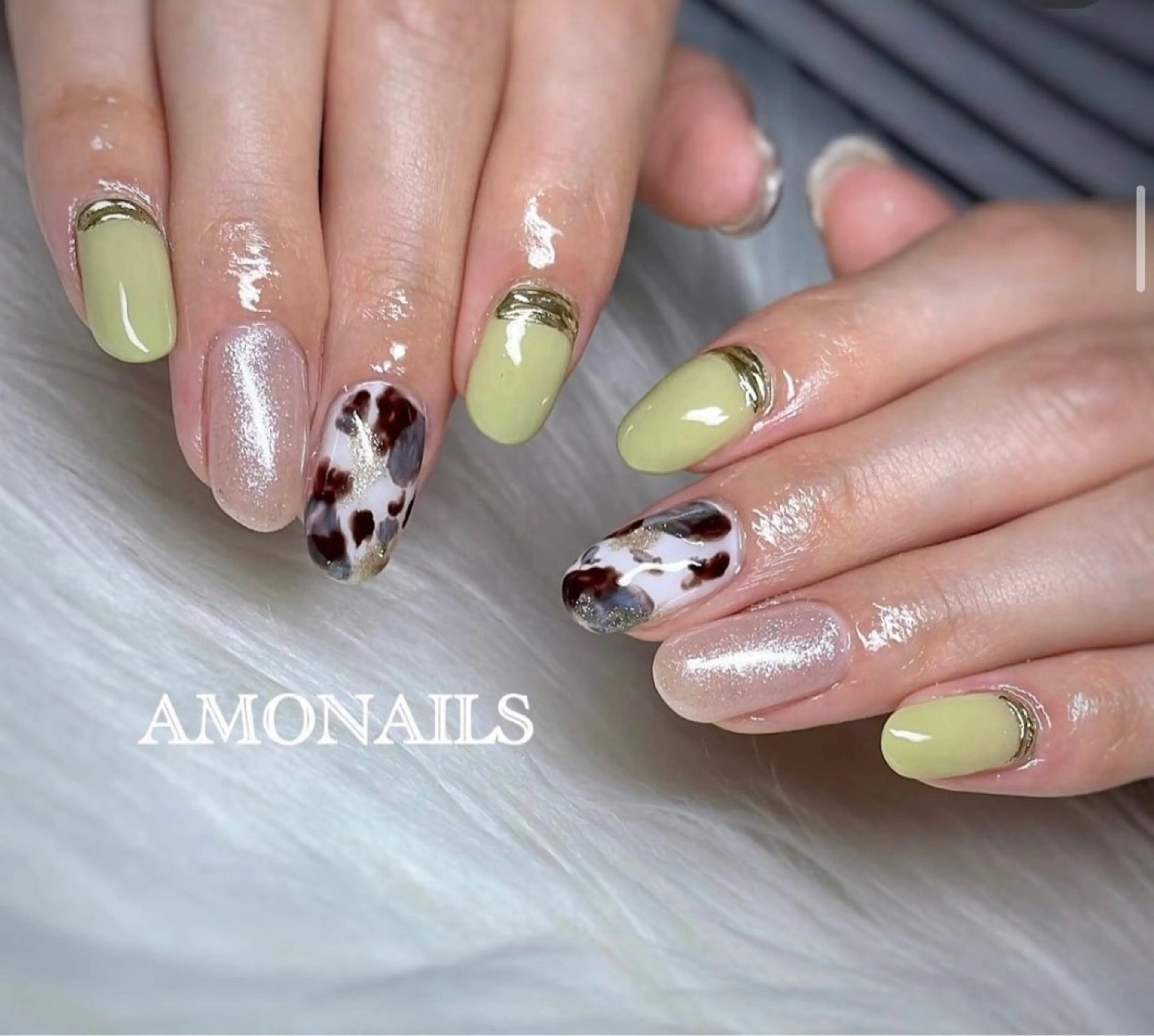 ネイル 持ち込み ハンドネイル フットネイル AMONAILS *.のネイルデザイン