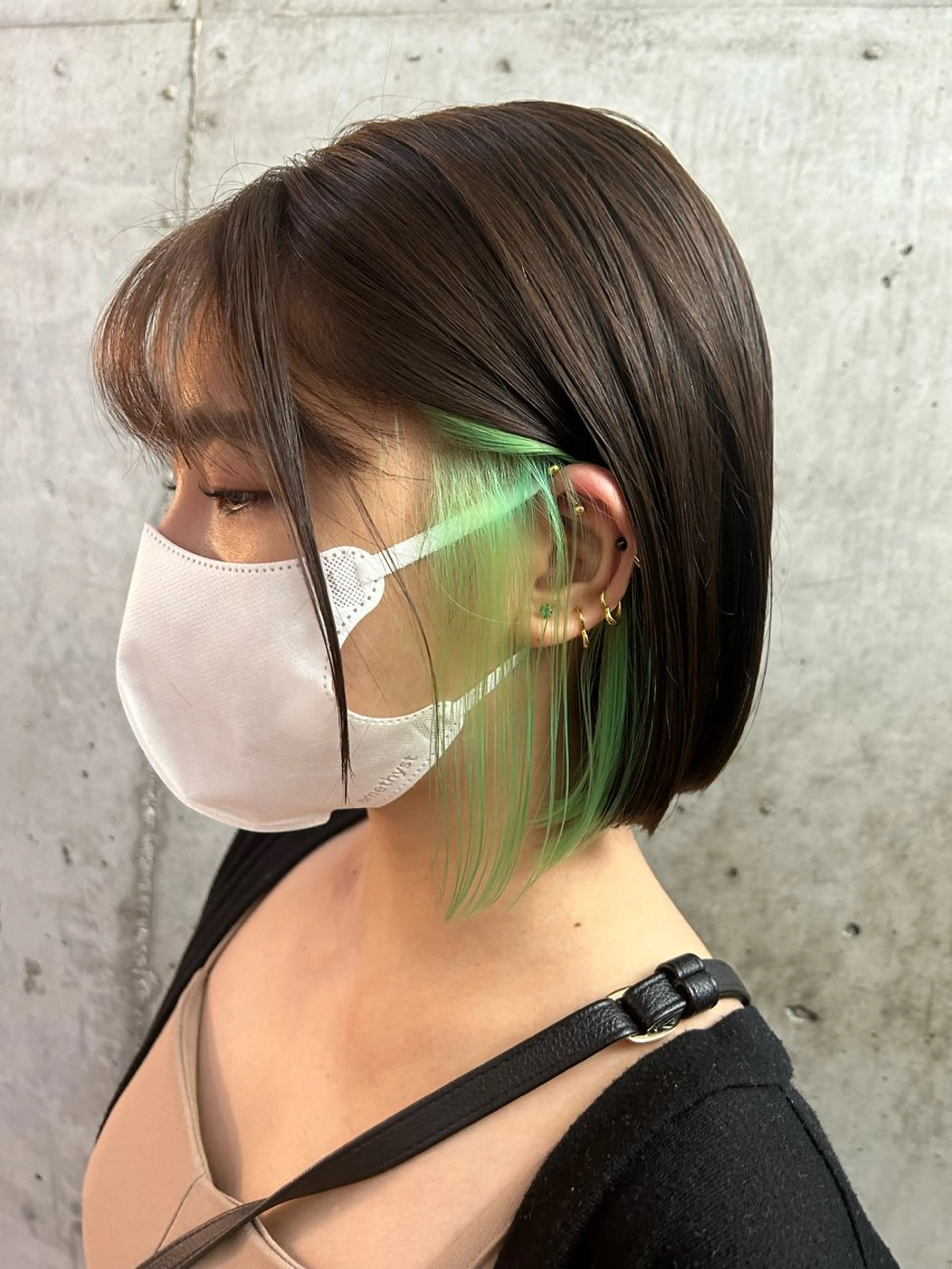 ミディアム カラー カット ヘアカラー トリートメント 🎨デザイン🥇 美髪・艶髪　日暮千敬のヘアスタイル