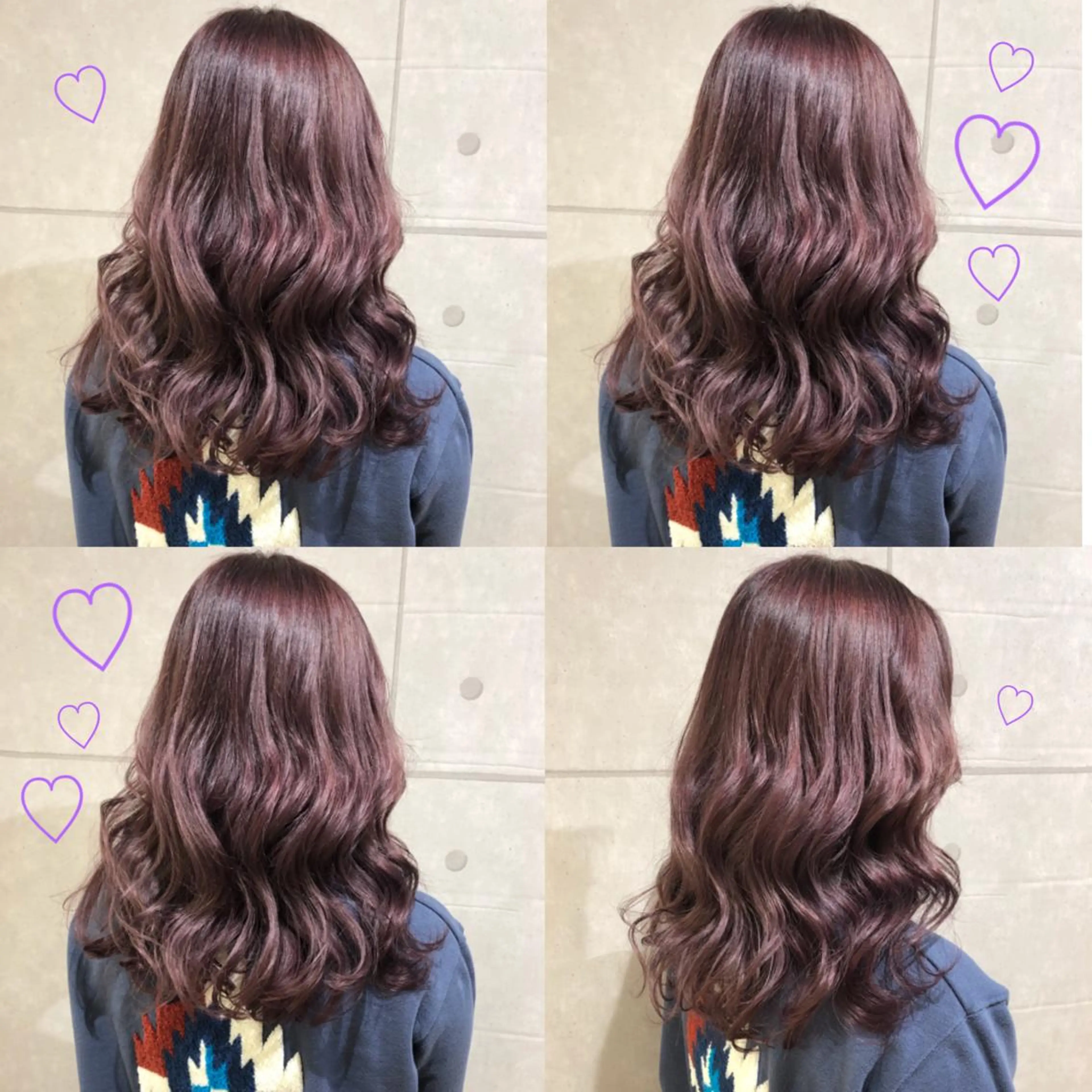 ミディアム カラー ブリーチ ラベンダーカラー 韓国ヘア得意❤︎森澤 悠佳のヘアスタイル