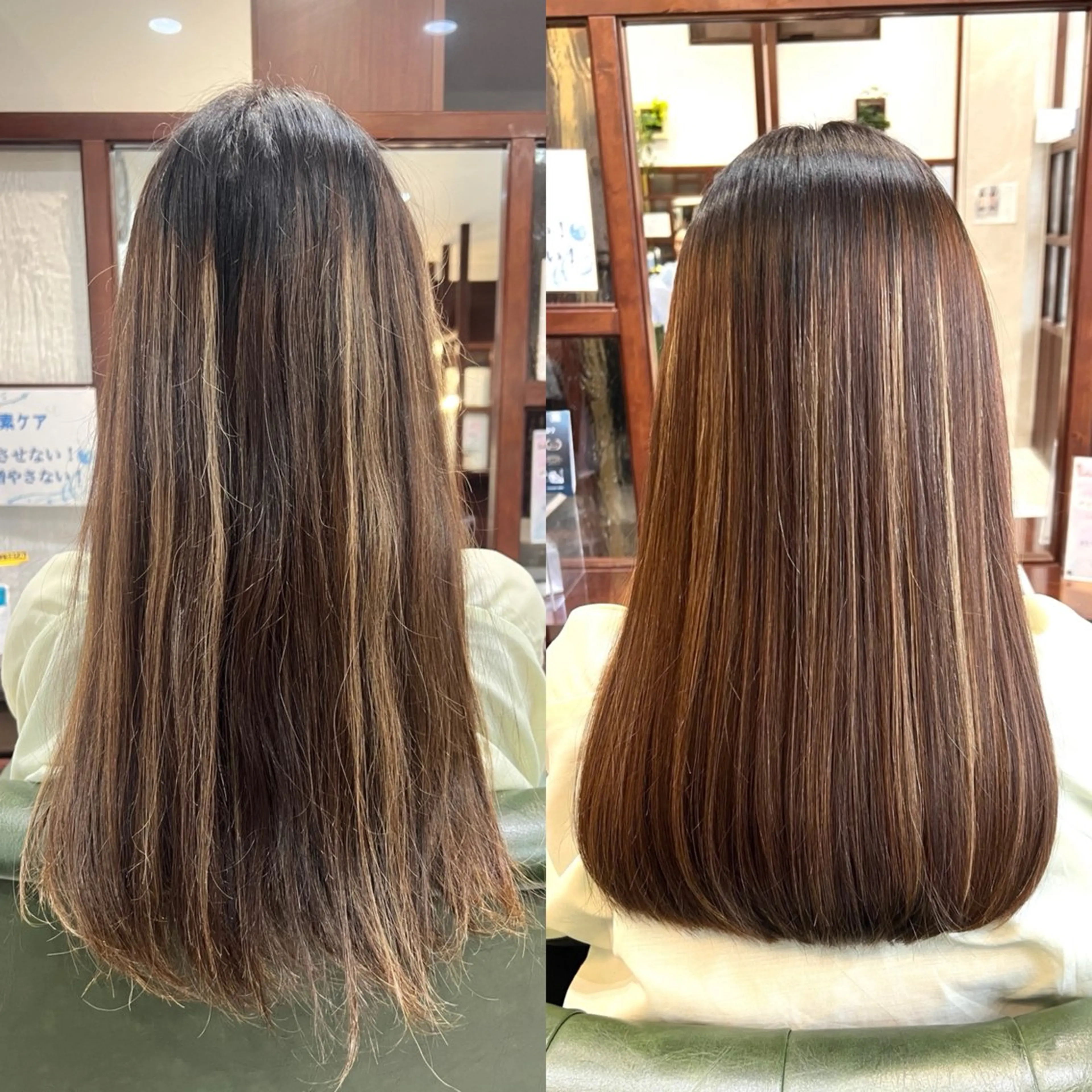 水曜日限定✨乾かすだけでまとまる美髪✨うる髪縮毛矯正（ナノバブル・最新美容機器・頭皮洗浄・オゾン洗浄付き）の写真