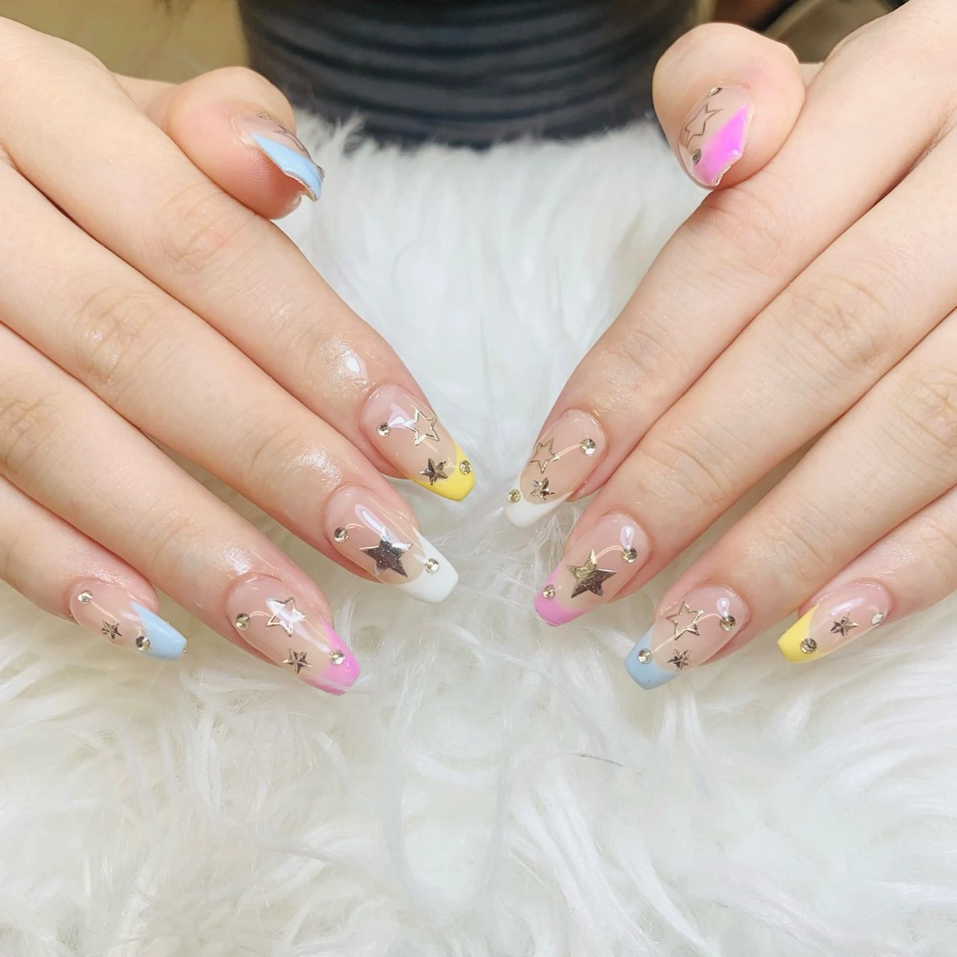 ネイル チークネイル 長さ出し フットネイル マグネットネイル 持ち込み ハンドネイル ANH NAIL ゴテゴテ専門店💎のネイルデザイン