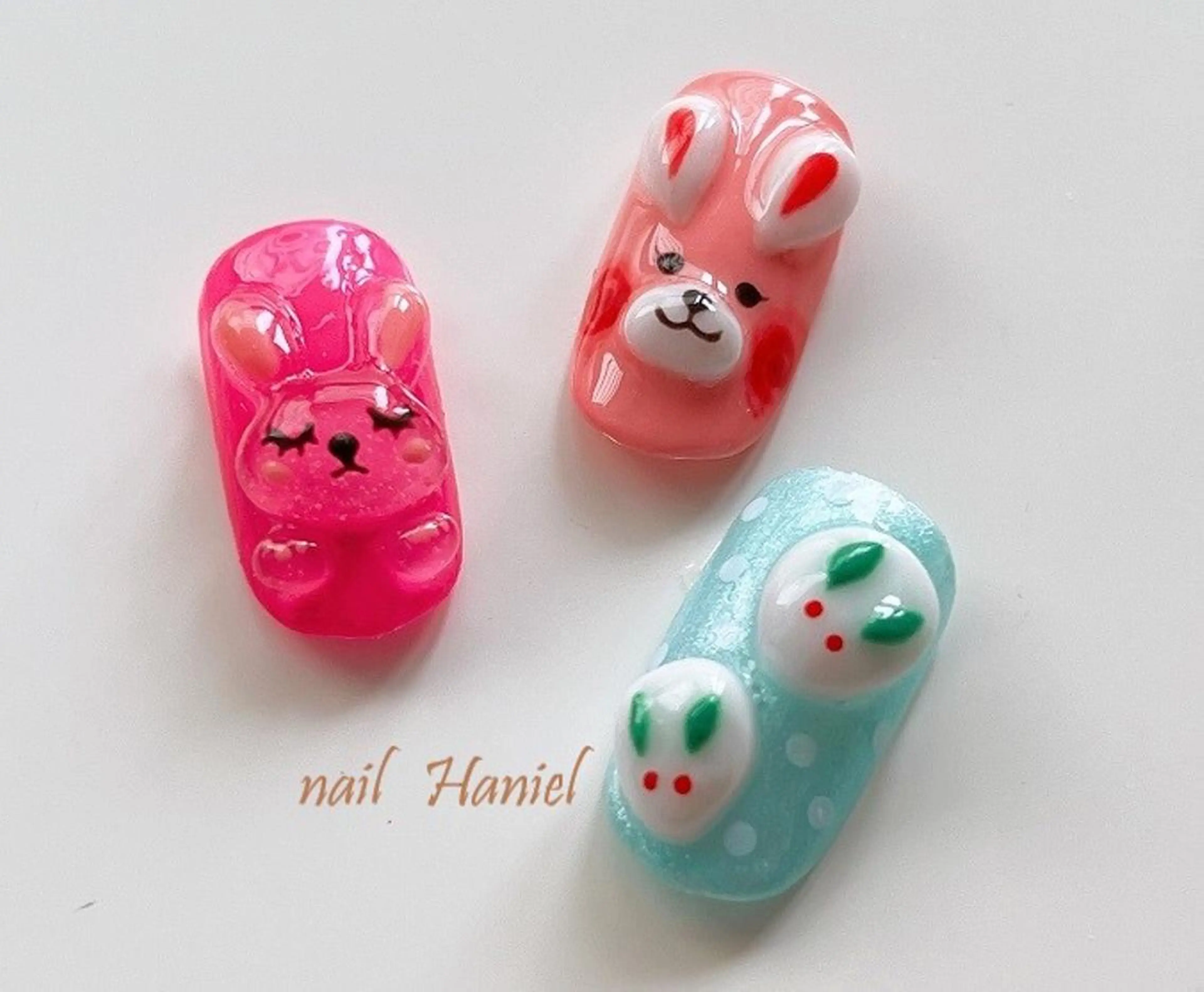ネイル アートネイル ジェルネイル パラジェル nail Haniel所属・半蔵門サロンハニエル 魅神 ちよのネイルデザイン