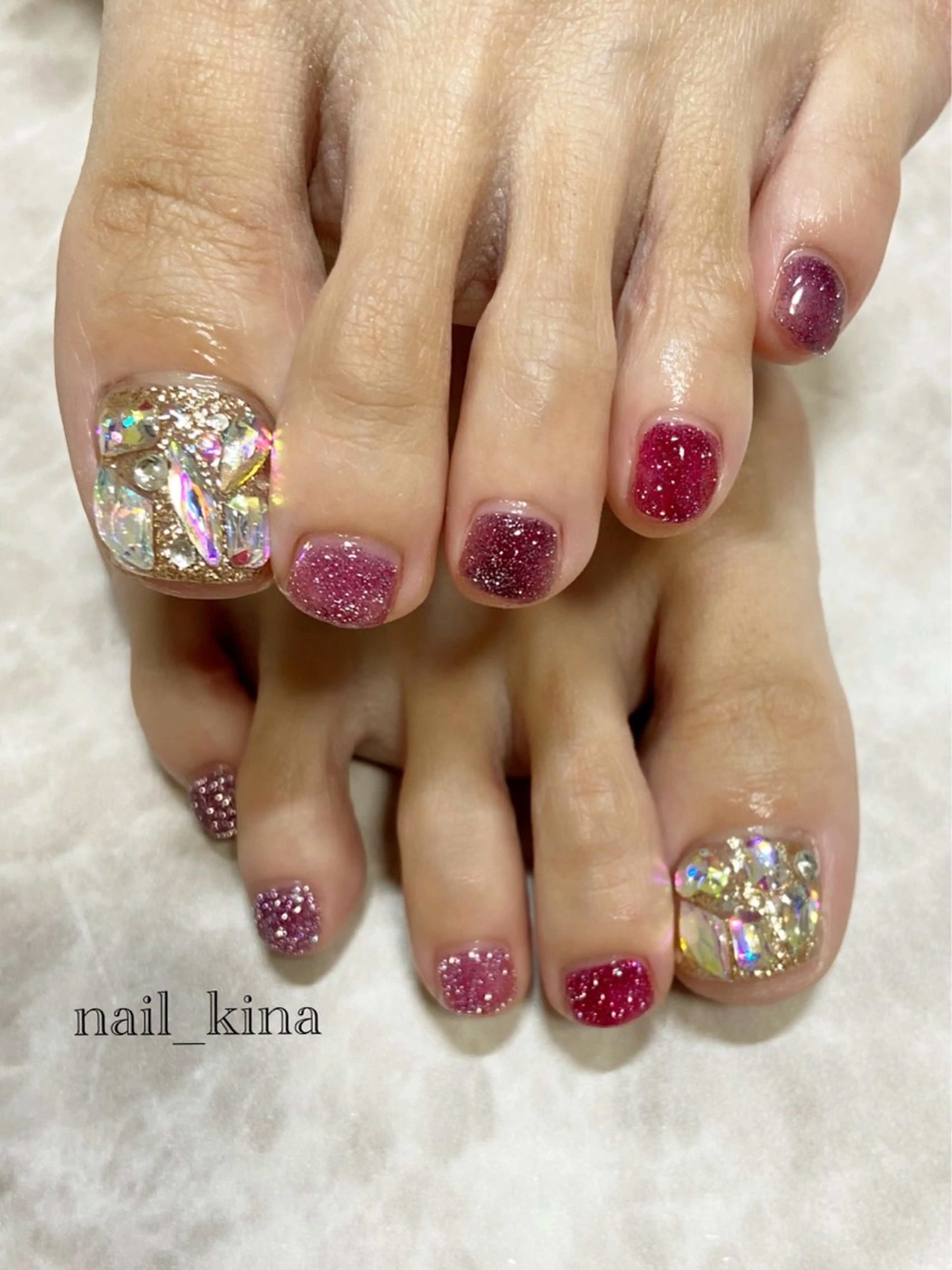 ネイル フットネイル nail_ kinaのネイルデザイン