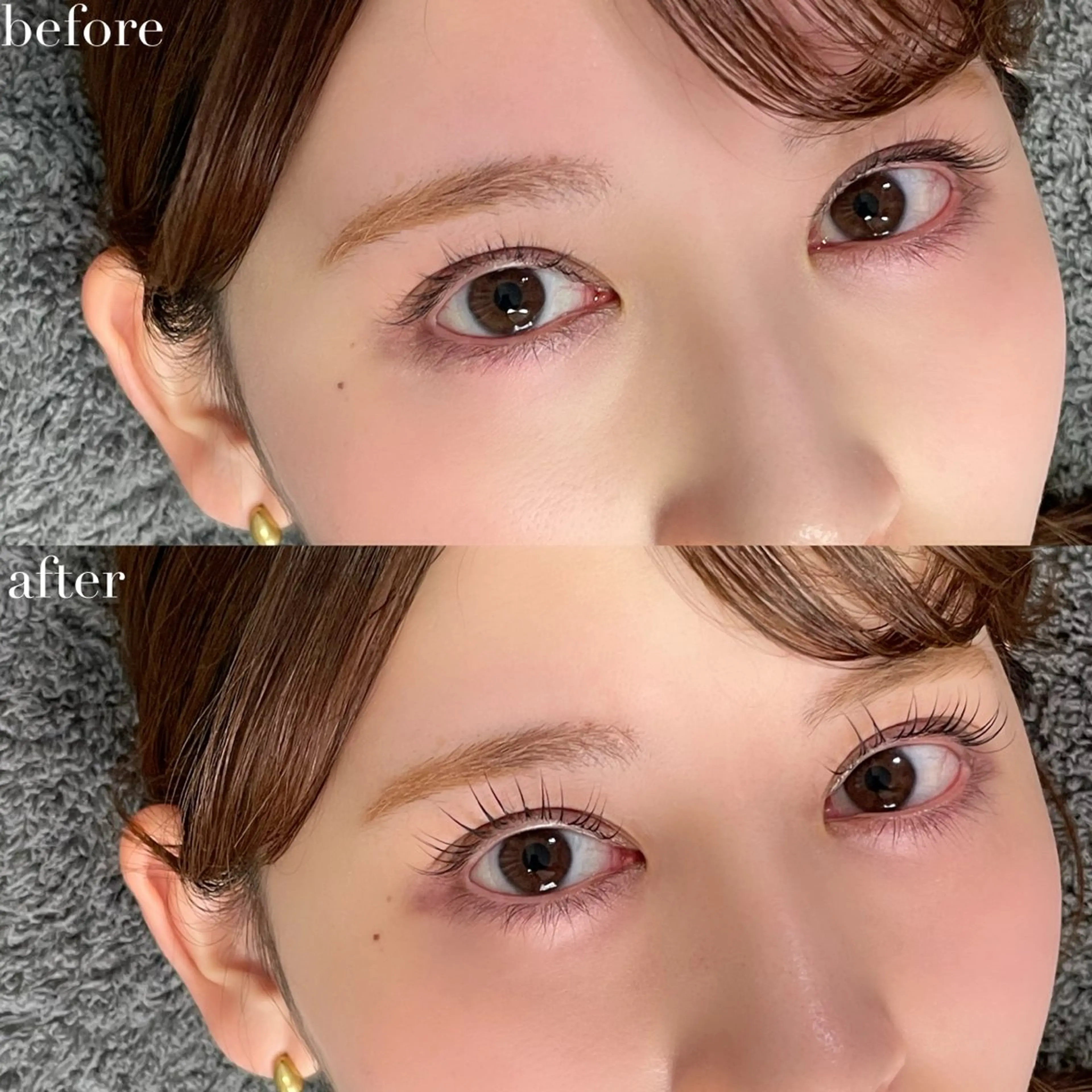 マツエク・マツパ まつげパーマ 一重×まつ毛パーマ マツパ Nico　山本 晃平の眉毛・アイブロウイメージ