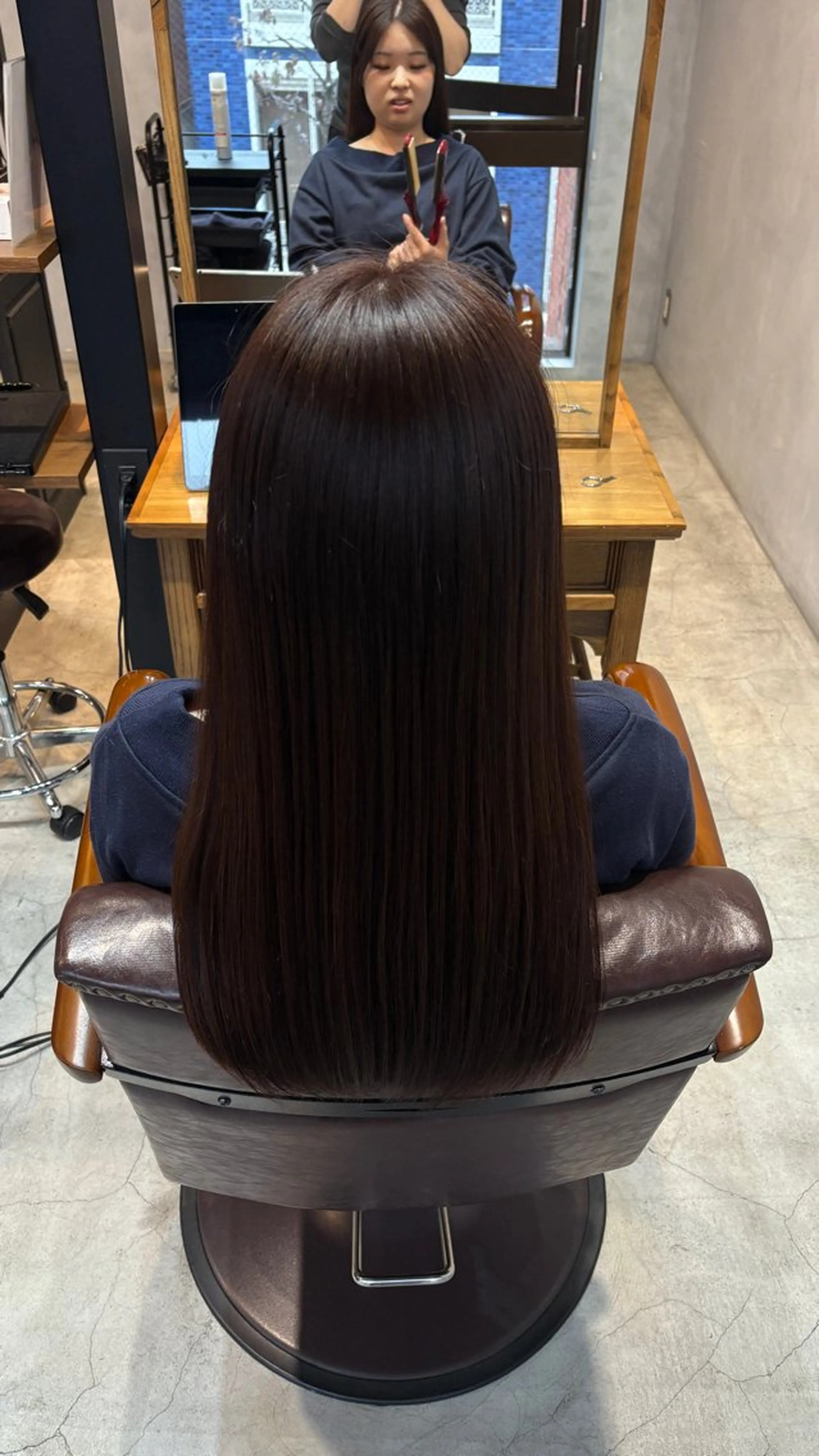 ロング ヘアカラー りん/神楽坂 English okのヘアスタイル
