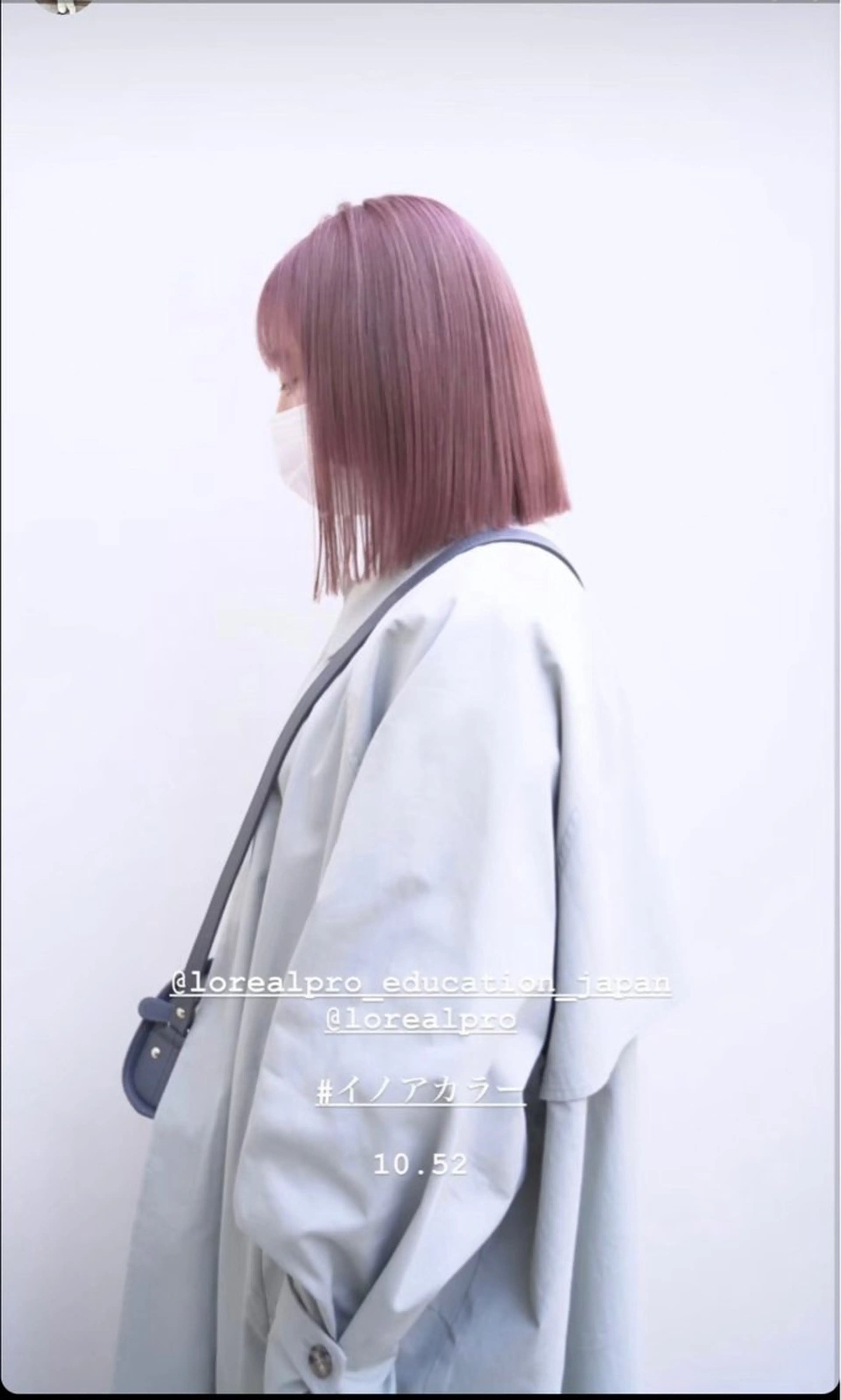 カラー ピンクカラー バイオレットカラー MUSASHI ブリーチカラー◎のヘアスタイル