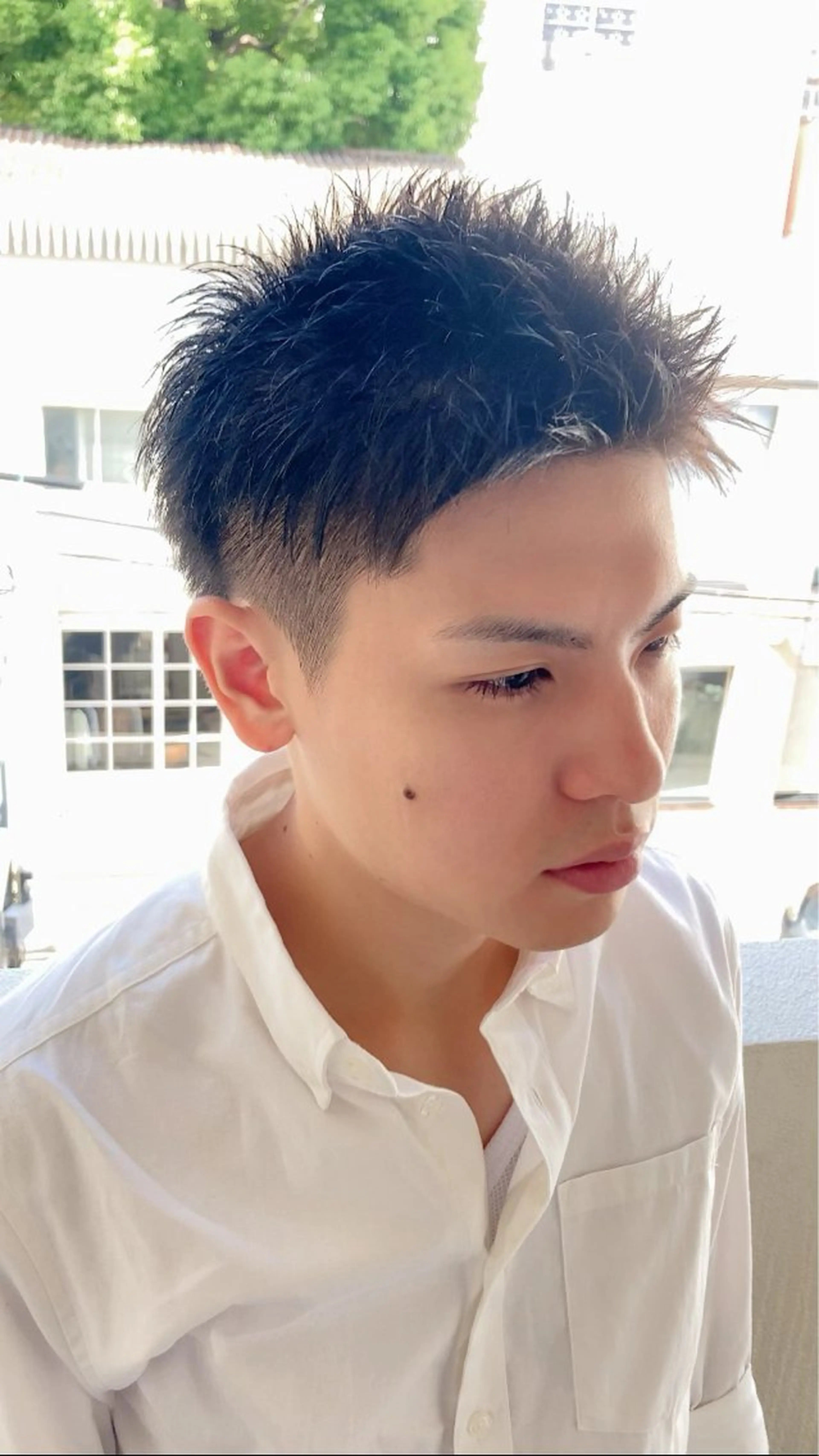 ショート メンズ スパイキーショート ツーブロック ショートヘア カット AUTHENTIC private mens hair salon所属・完全個室マンツーマン メンズサロン草野貴樹のヘアスタイル