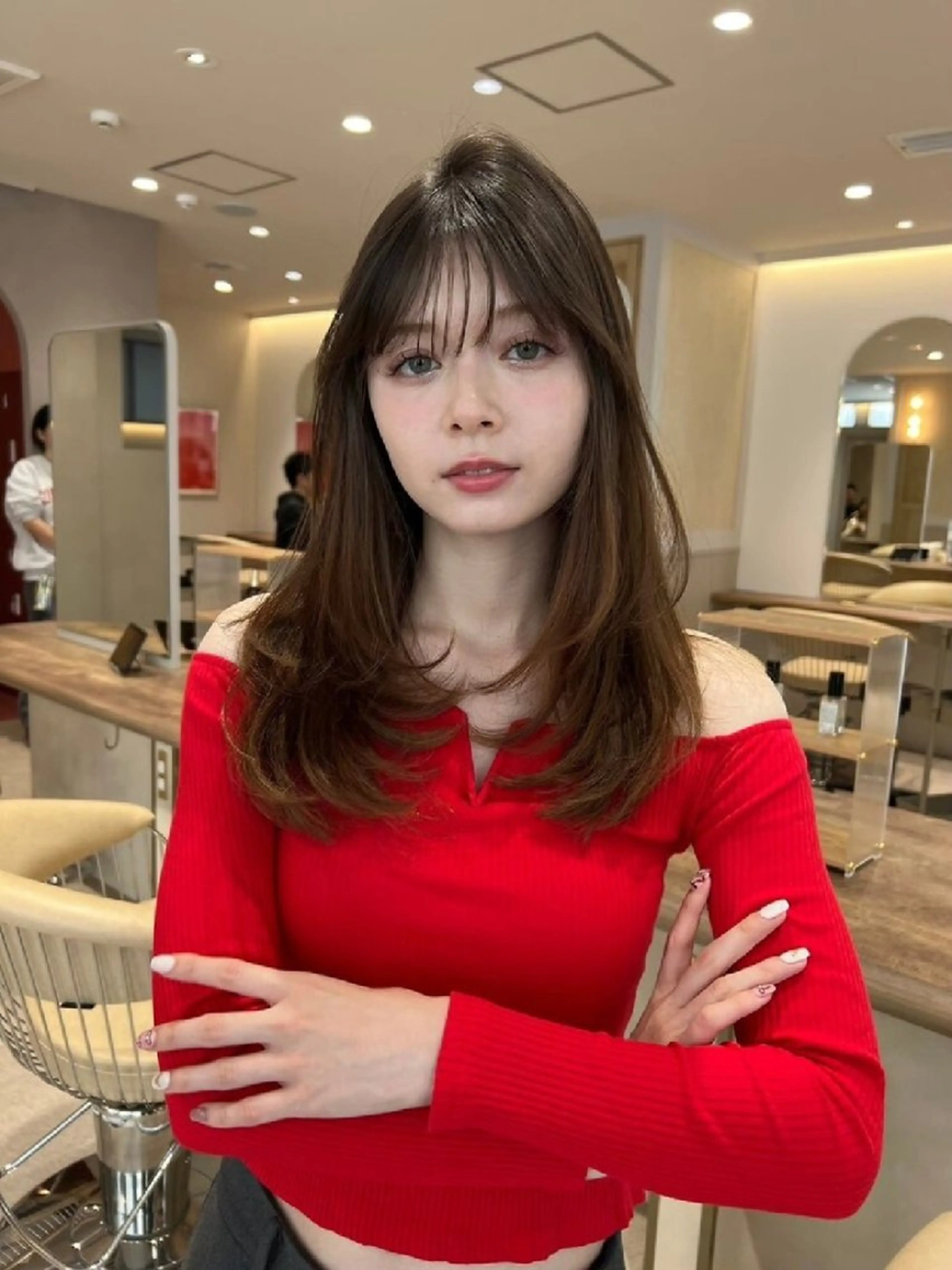 カラー ロング カット ヘアカラー トリートメント 西荻窪👑美髪👑 店長RYU SATOのヘアスタイル