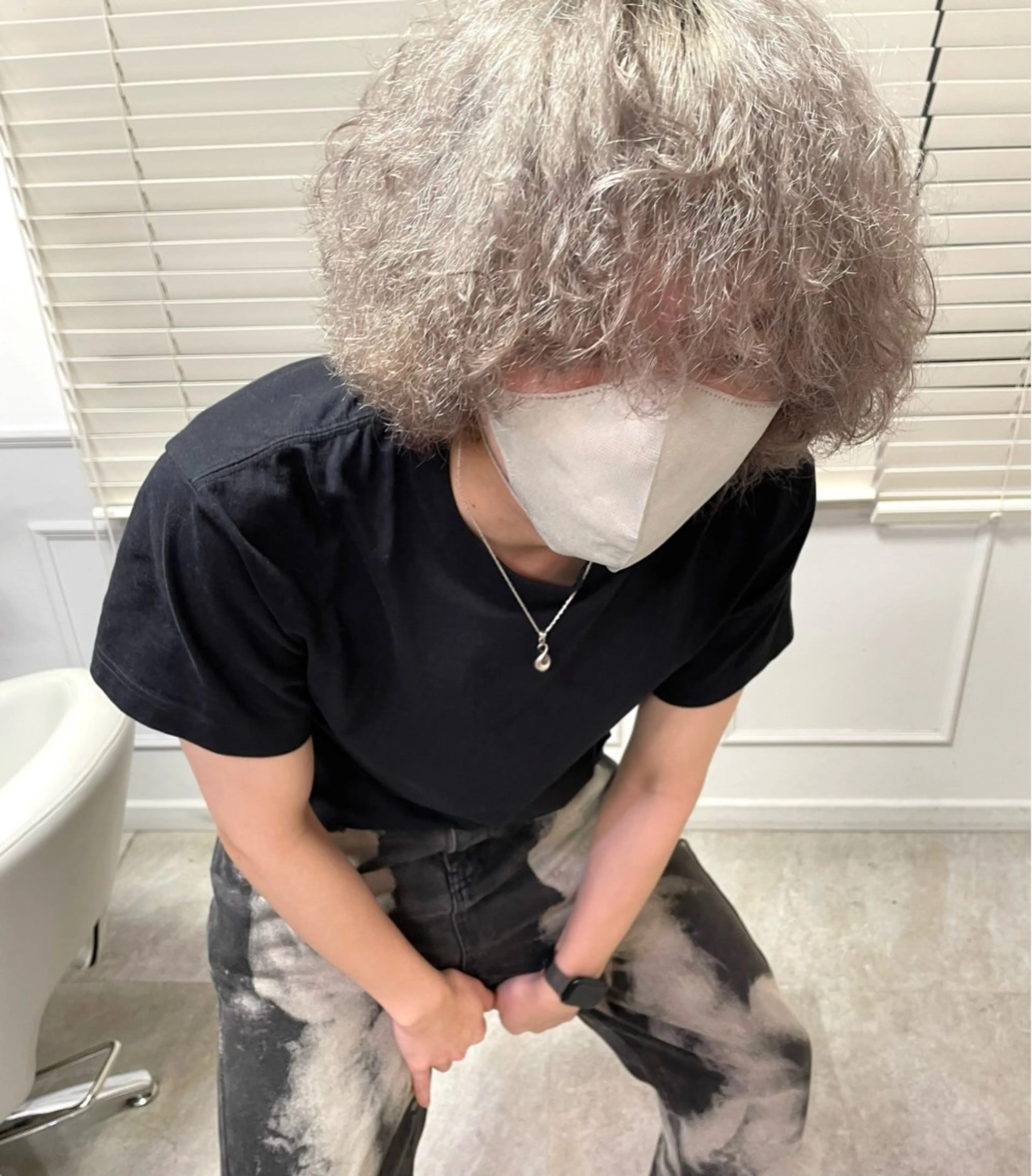 カラー パーマ メンズ ヘアカラー トリートメント 🫧ハネエクステ Mitsuki🫧のヘアスタイル