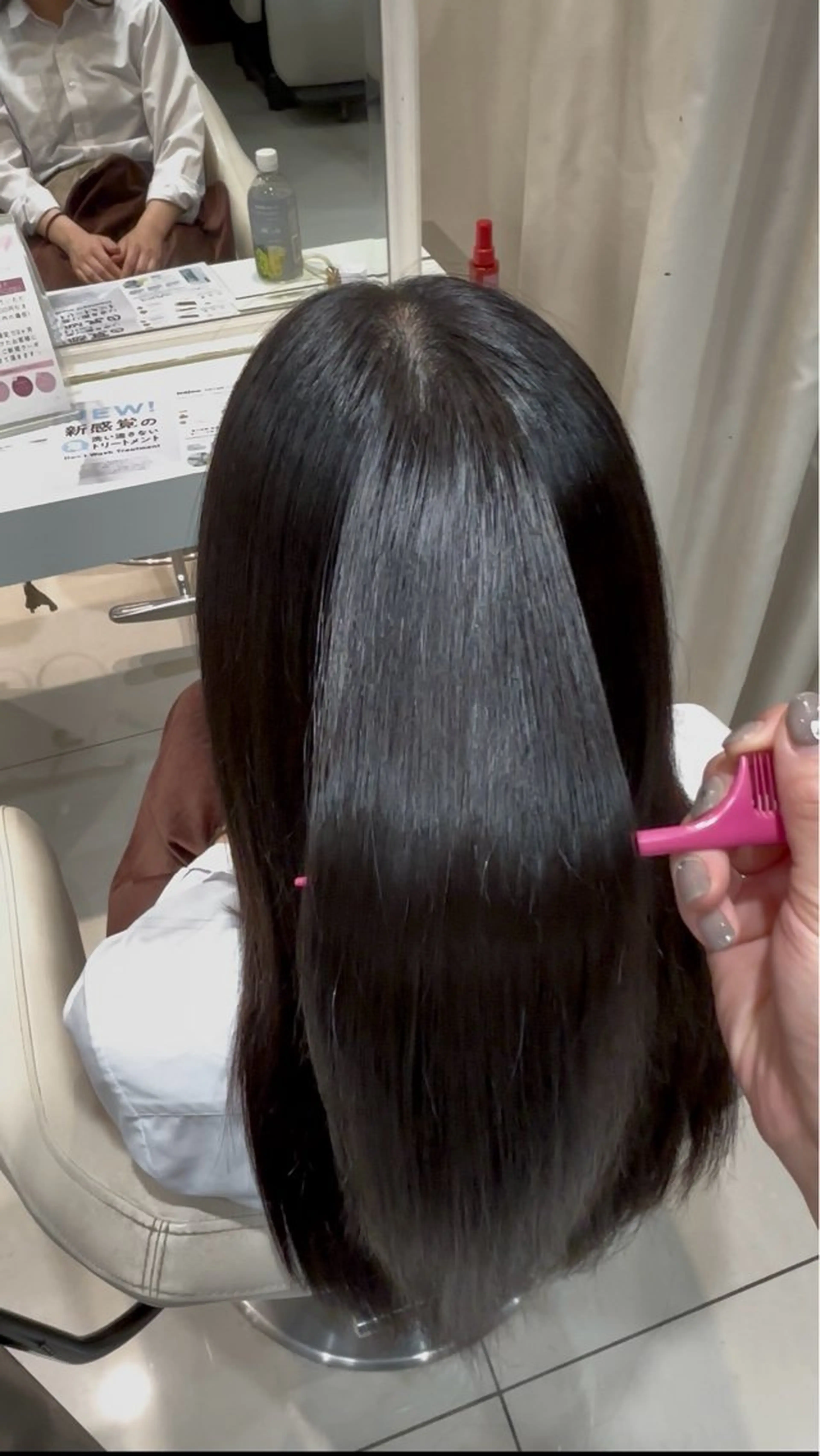 ロング 縮毛矯正 トリートメント 縮毛矯正 ゆきのヘアスタイル