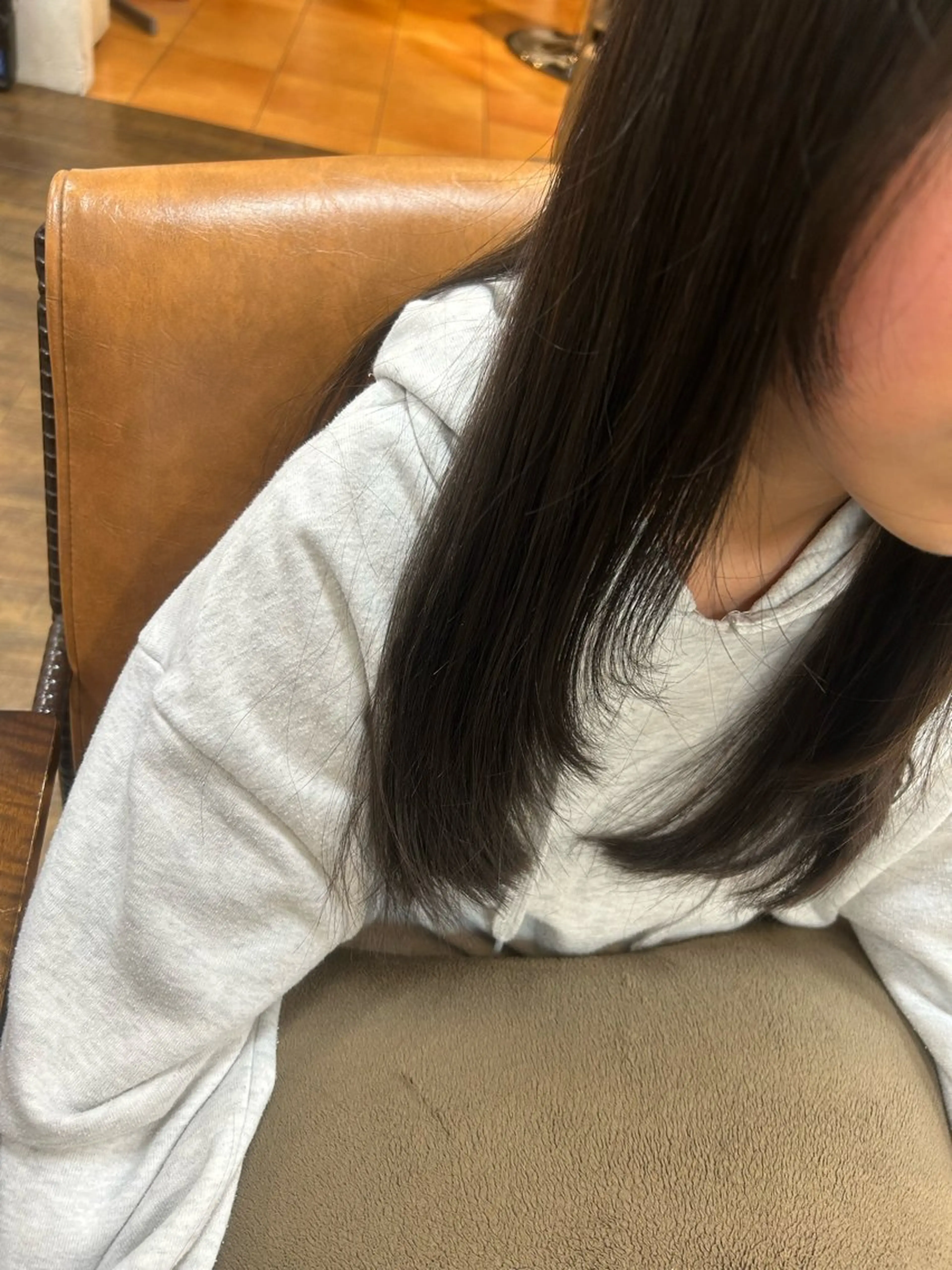 ロング キッズ レイヤーカット カット 徳 永のヘアスタイル