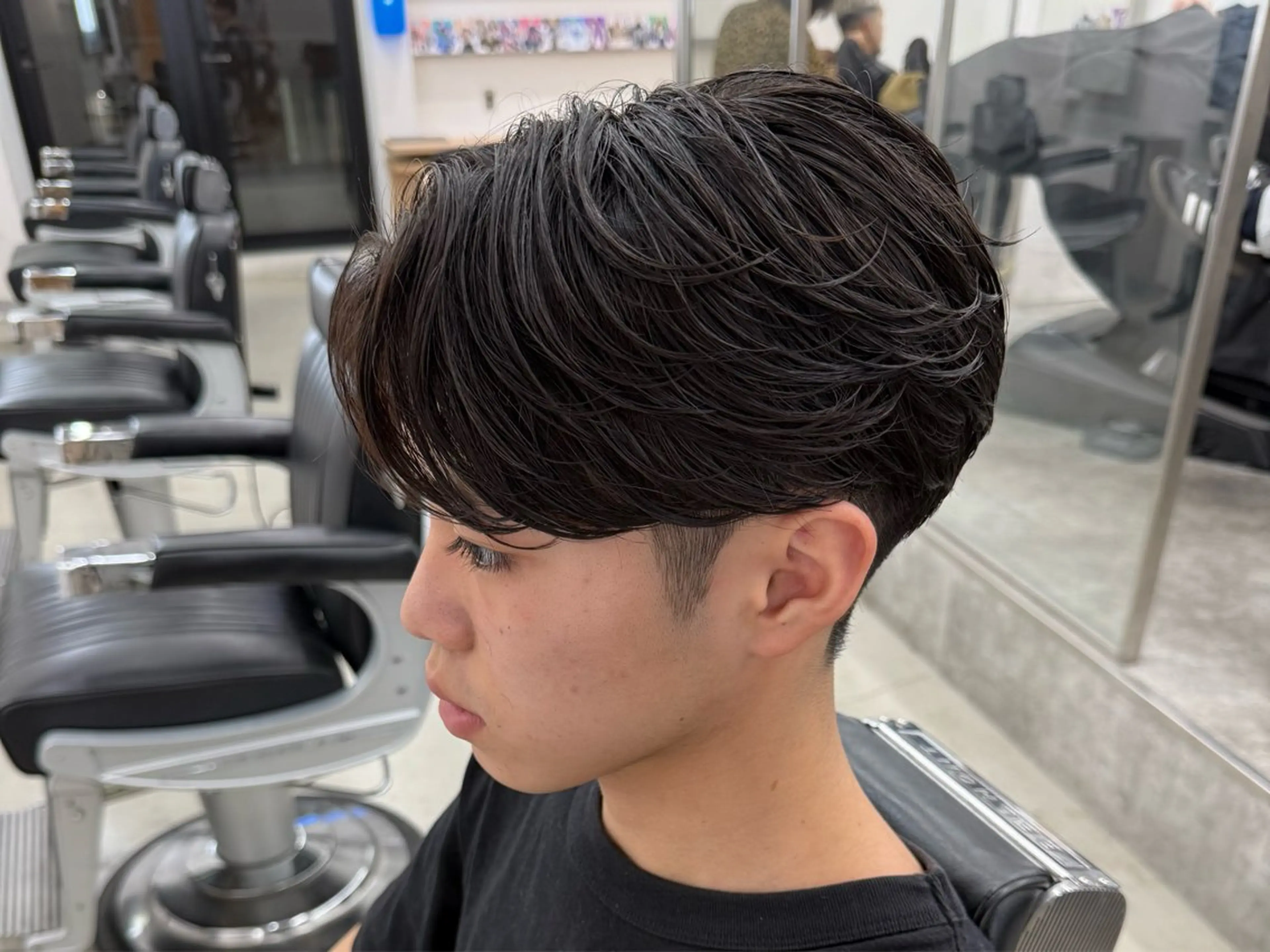ショート パーマ メンズ カット パーマ トリートメント ヘアセット 亀井隆汰/メンズ専門 パーマ特化美容師のヘアスタイル