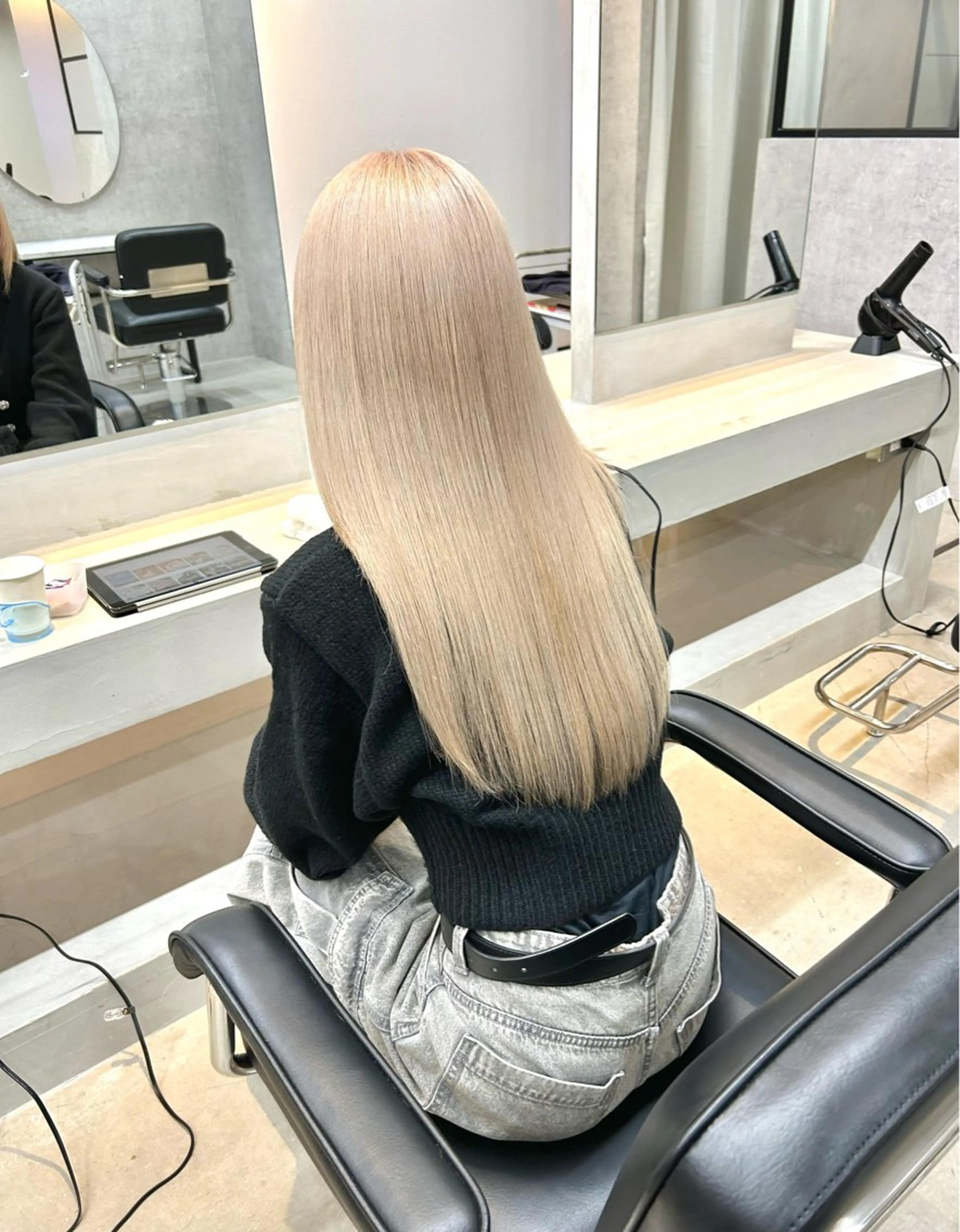 ロング カラー ヘアカラー トリートメント mood tatemachiのヘアスタイル