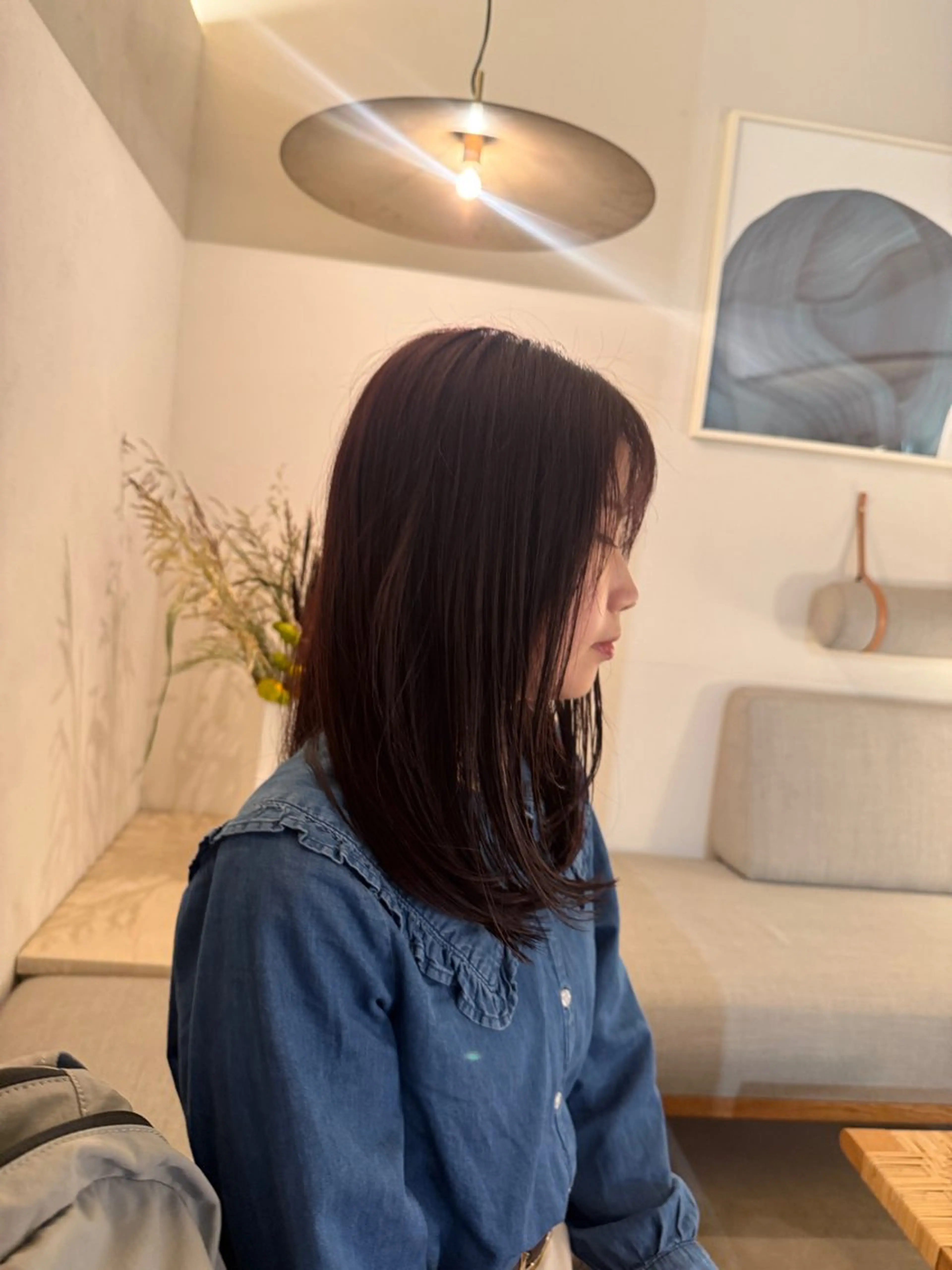 ミディアム カラー ヘアカラー casi所属・メンズパーマ／ボブ 星本広海のヘアスタイル