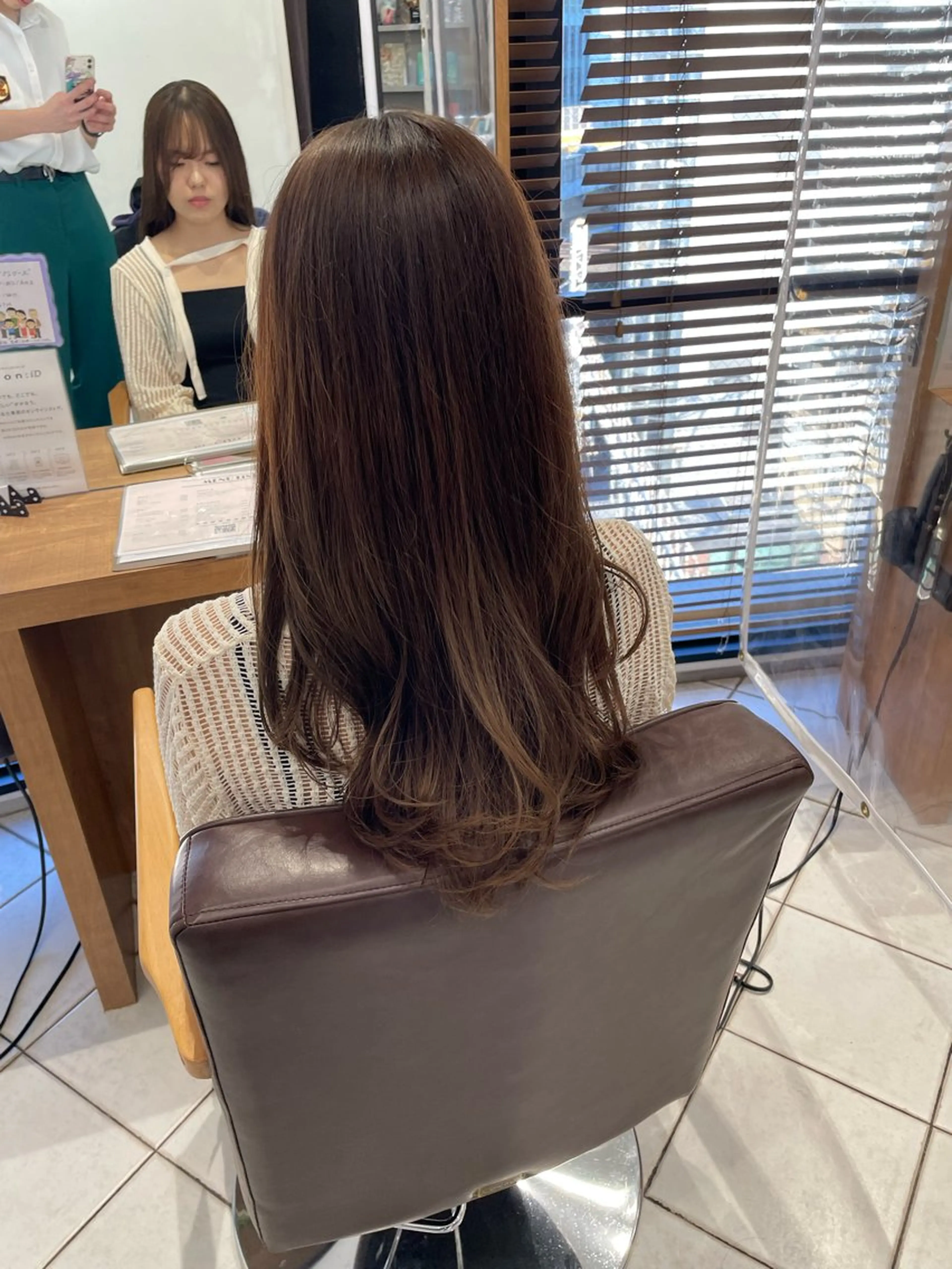 セミロング ヘアカラー 【艶カラー⠀】坂東 要のヘアスタイル