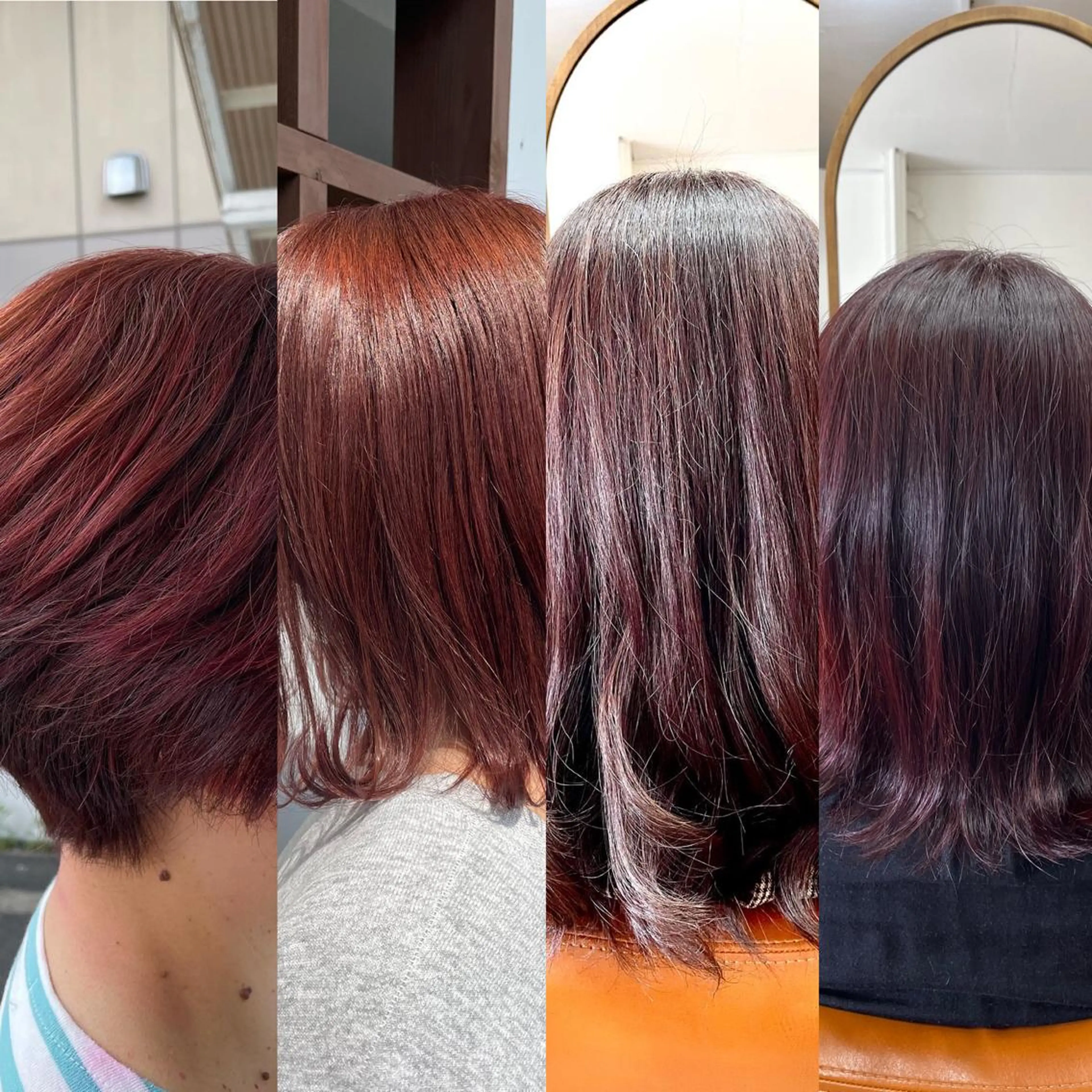 セミロング カラー 美容室 Jフィドルファドル所属・わきた かずなのヘアスタイル