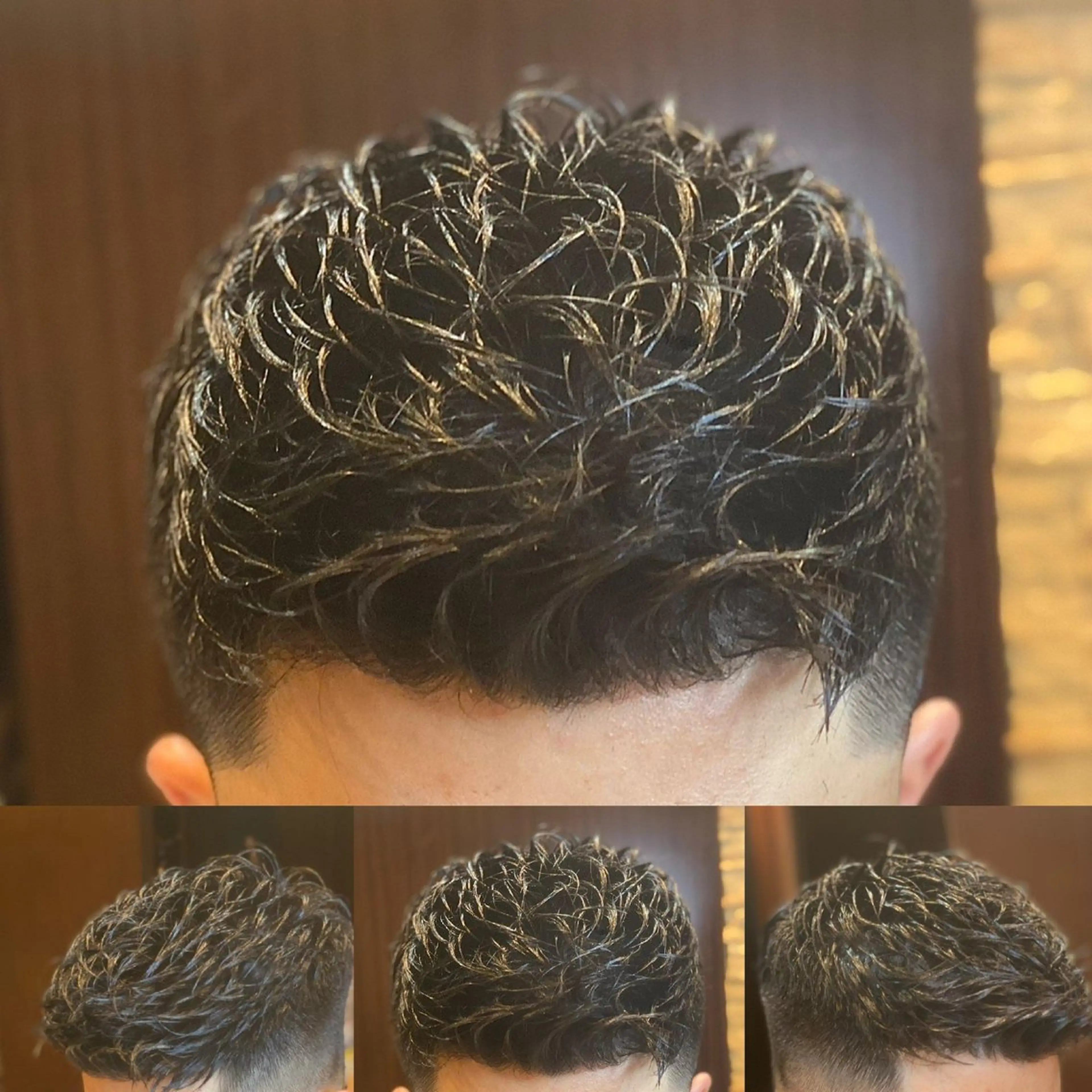 ショート カット パーマ 北川 竜也のヘアスタイル