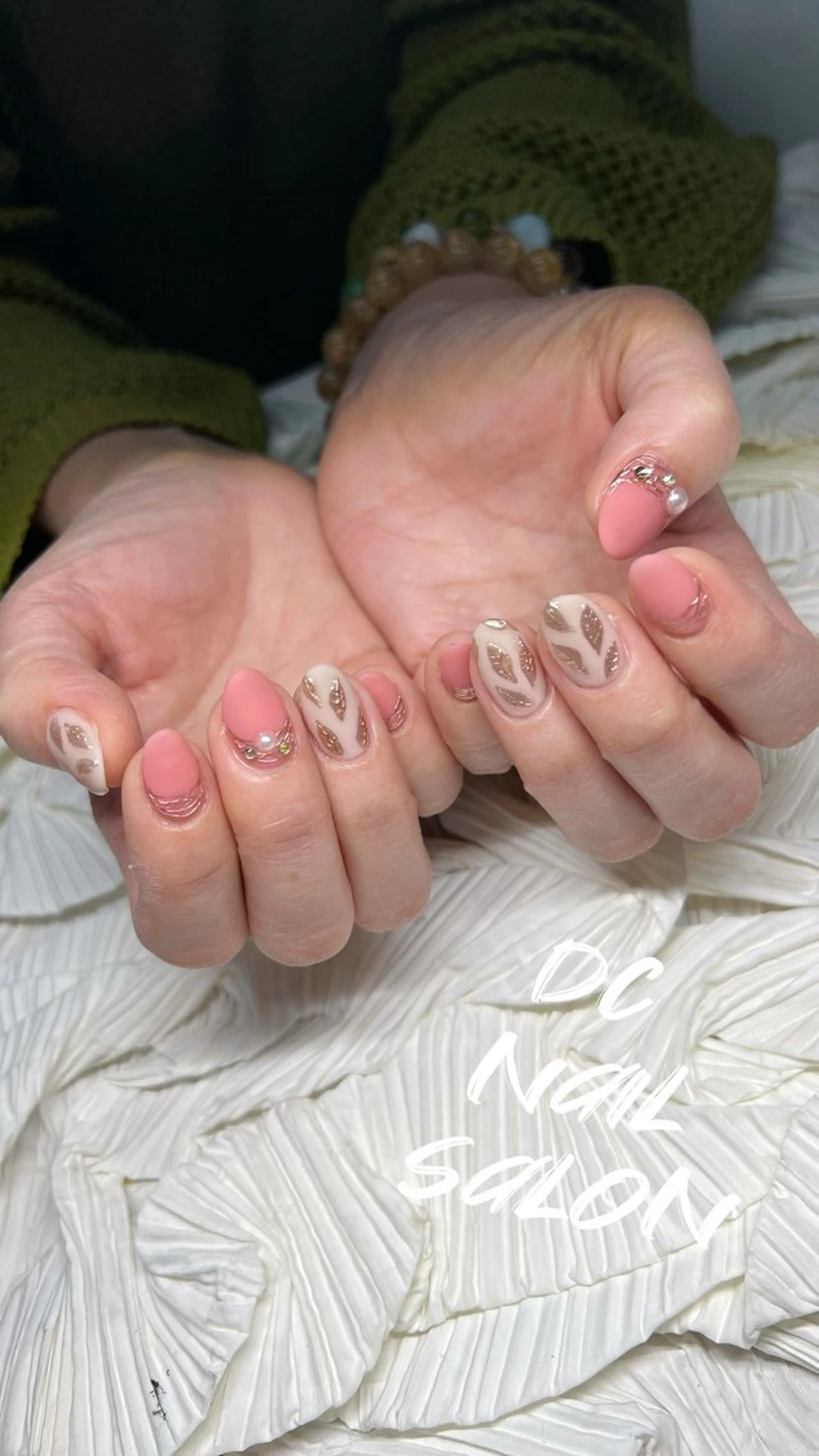 ネイル アートネイル 入学式 フレンチネイル ジェルネイル グラデーション DC nail salonのネイルデザイン