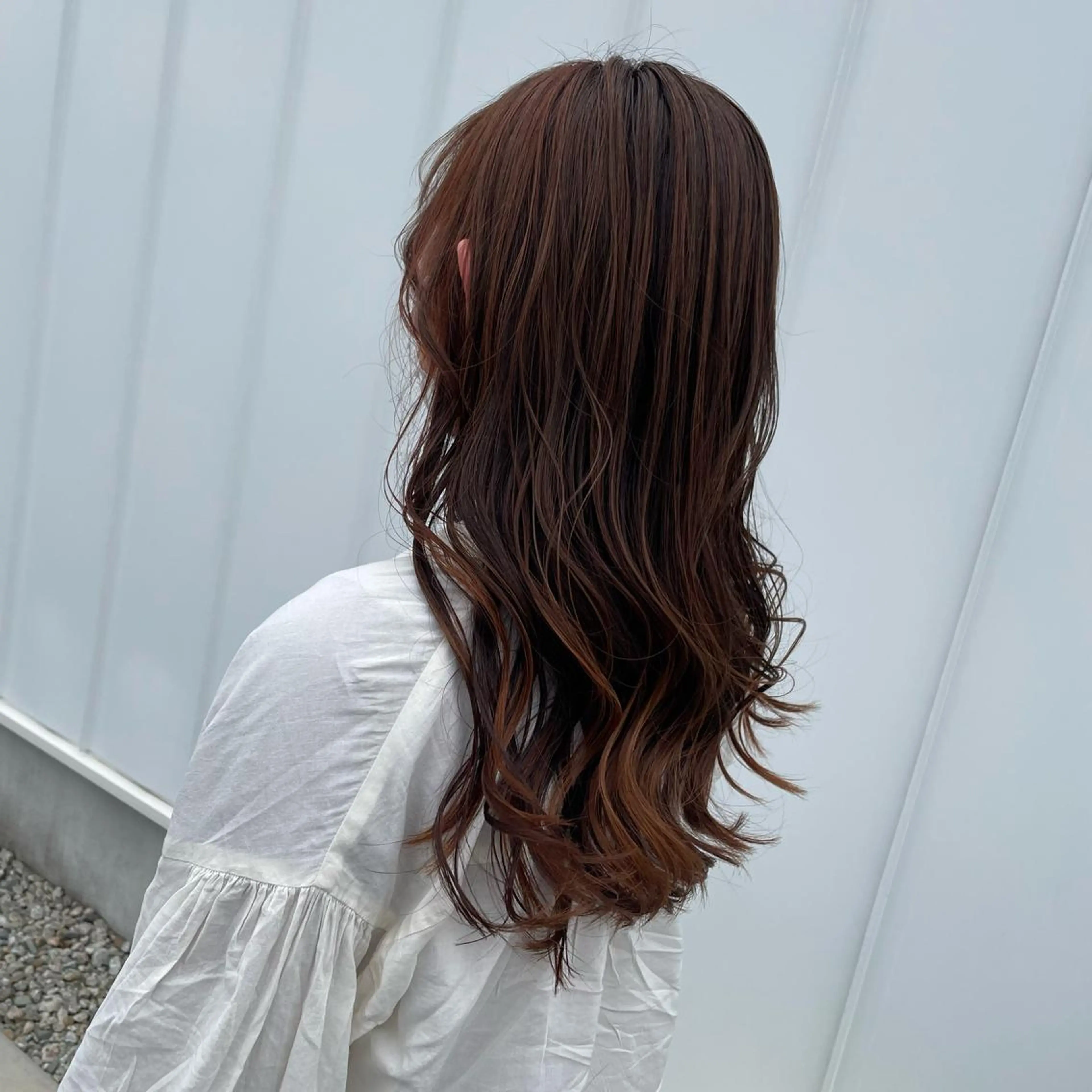 ロング カラー SOU所属・ふるかわ れなのヘアスタイル