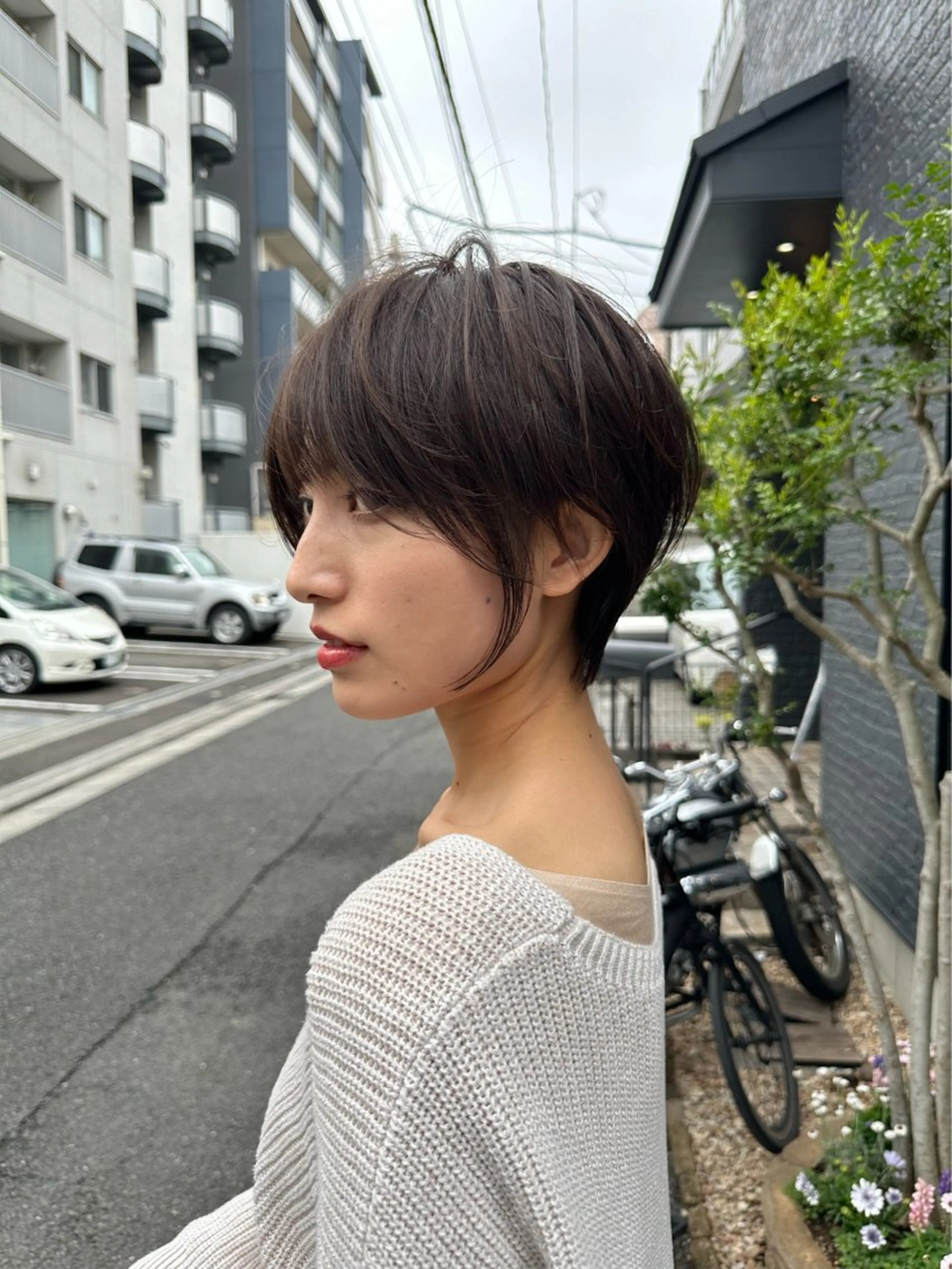 ショート ショートヘア 小顔カット カット ヘアカラー トリートメント ヘッドスパ 遠藤大雅 ショート /韓国ボブ🌈のヘアスタイル