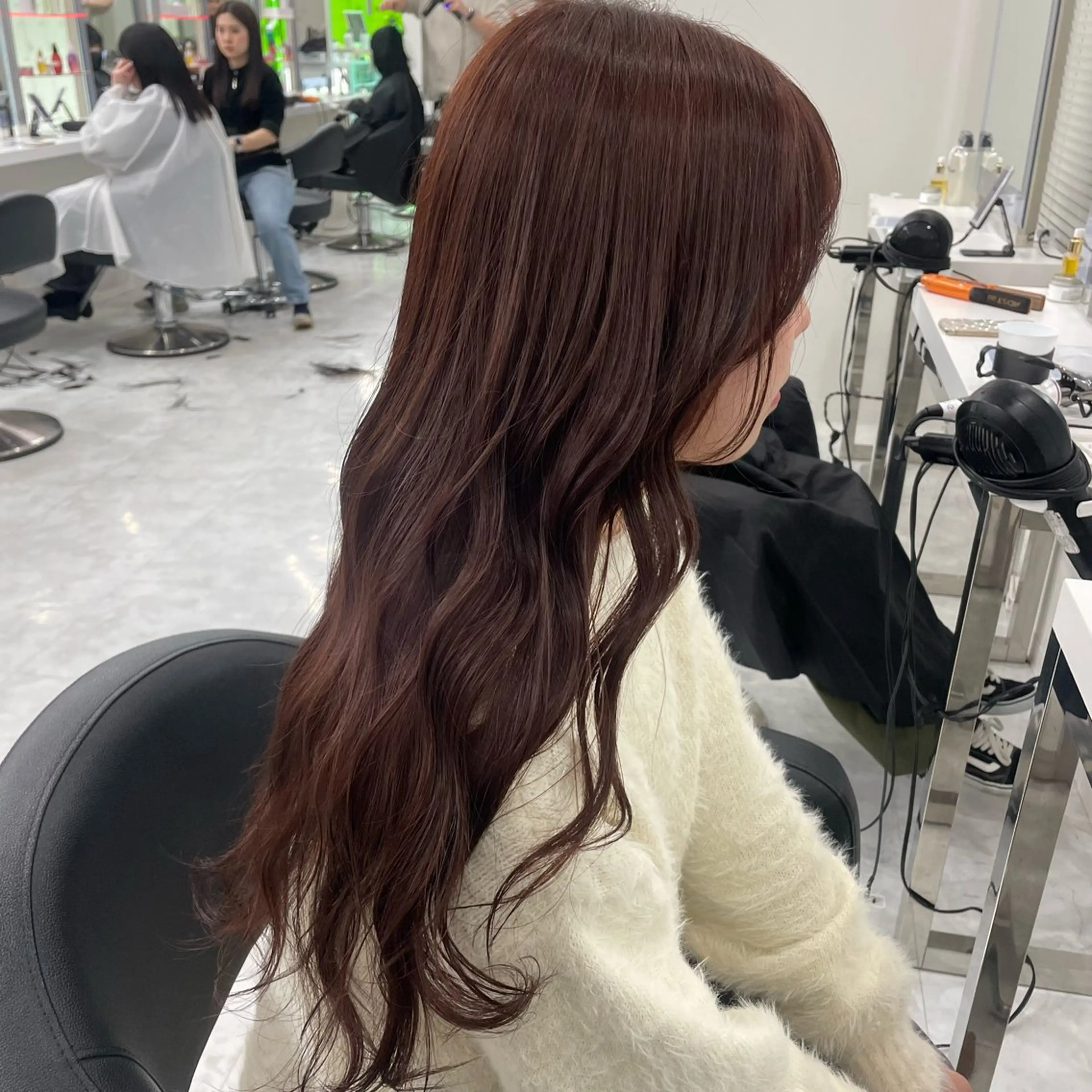 ミディアム 大人っぽ上品🤍韓国 レイヤー🤍ふうがのヘアスタイル