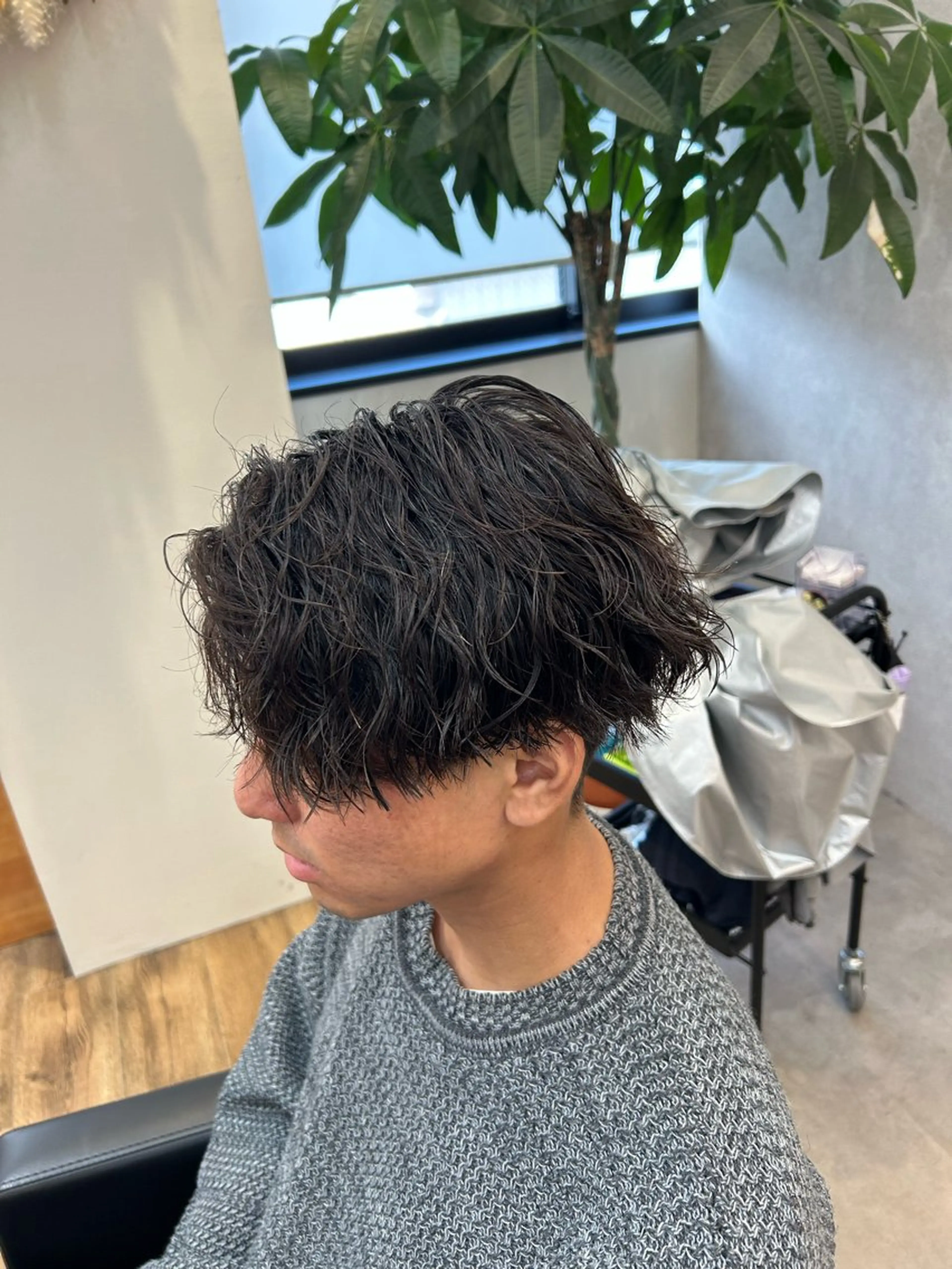 パーマ メンズ カット パーマ BLEACHi 高崎店所属・メンズウルフ特化 ‖アユム/高崎のヘアスタイル