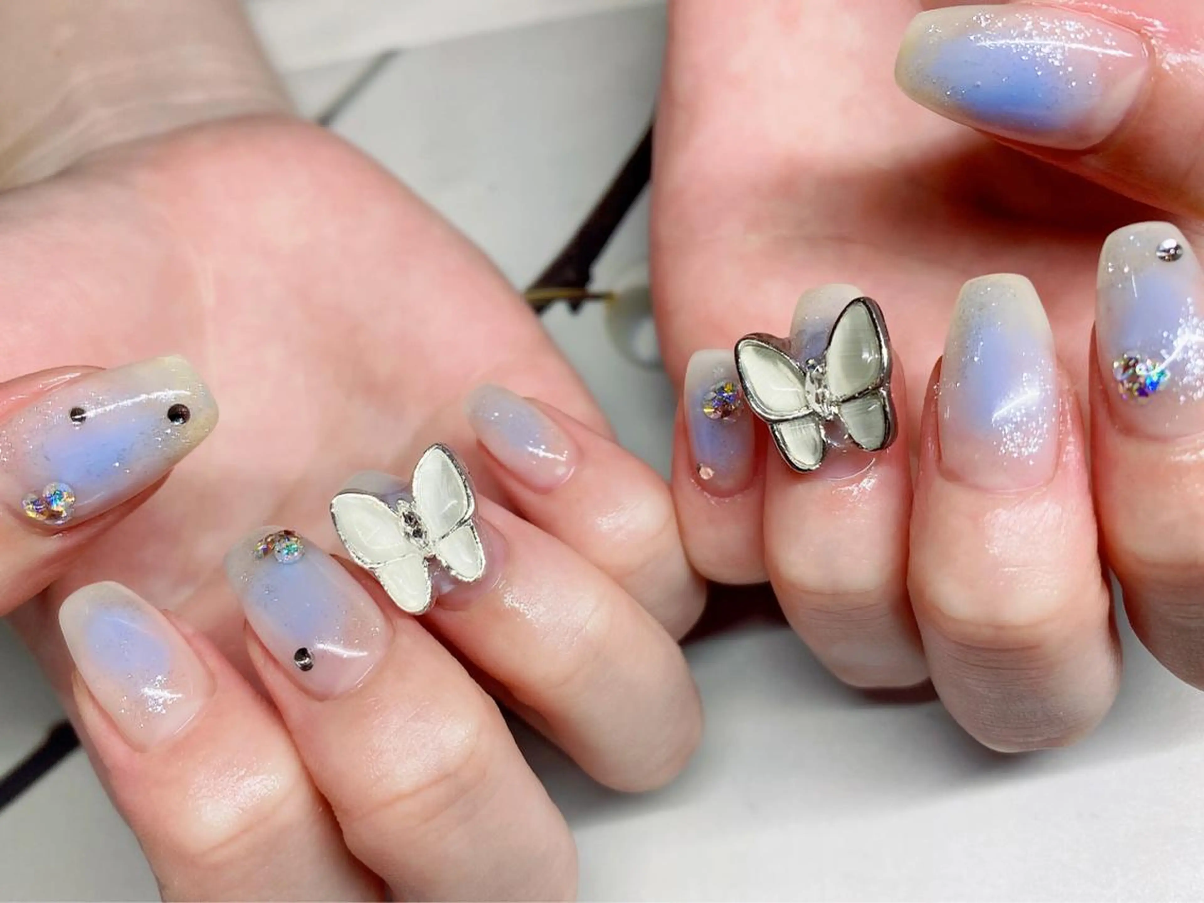 セミロング ハンドネイル NAILSALON 🍔Timna🍟のネイルデザイン