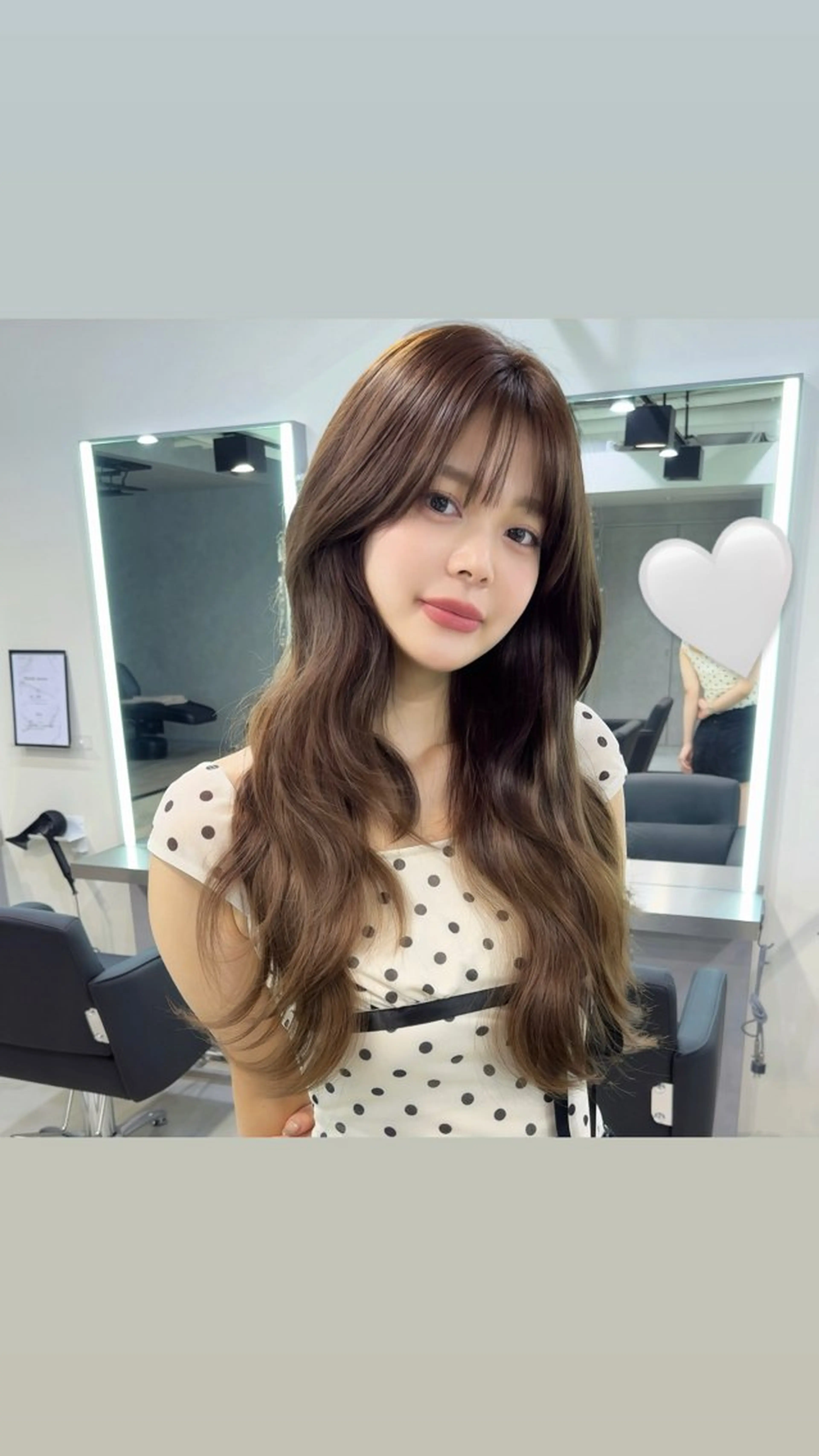 ロング エクステ カット ヘアカラー トリートメント エクステ JUNO韓国ヘア‎ narumi‎🤍のヘアスタイル