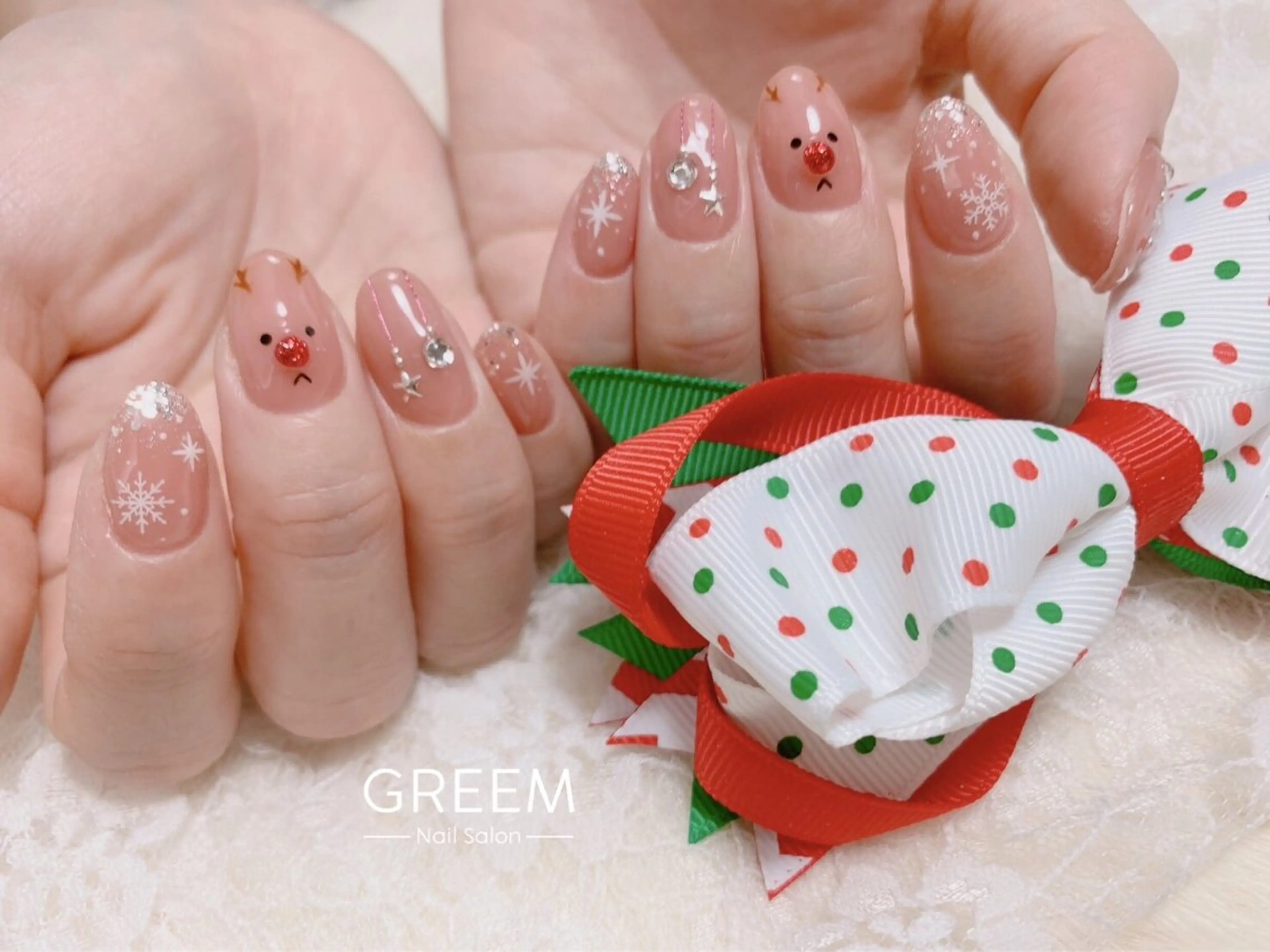 ネイル フラッシュネイル ジェルネイル マグネットネイル ワンカラーネイル パラジェル ハンドネイル GREEM グリームのネイルデザイン