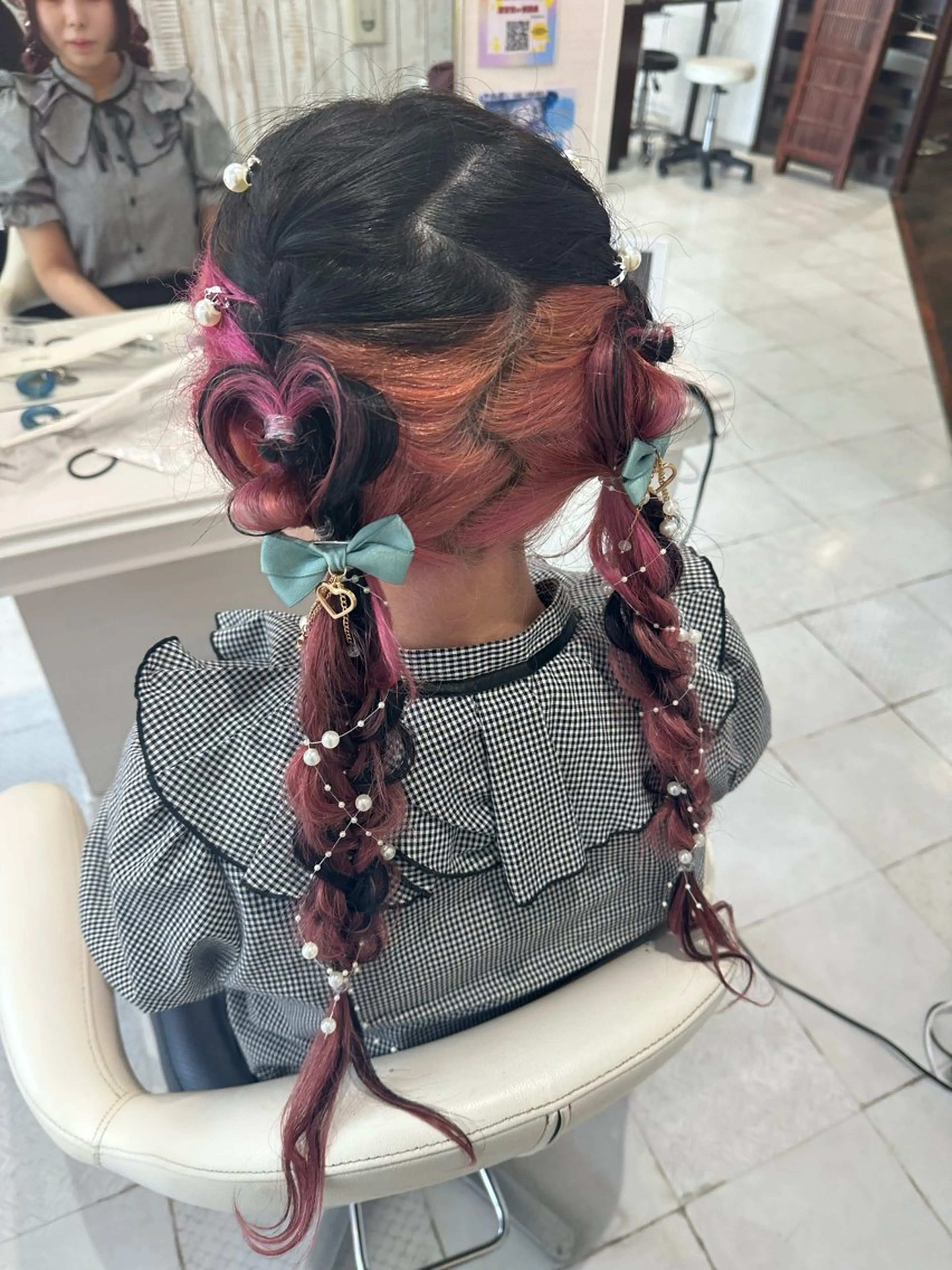 ロング ヘアアレンジ ヘアセット エクステ♡ヘアメ 内村麻衣のヘアスタイル