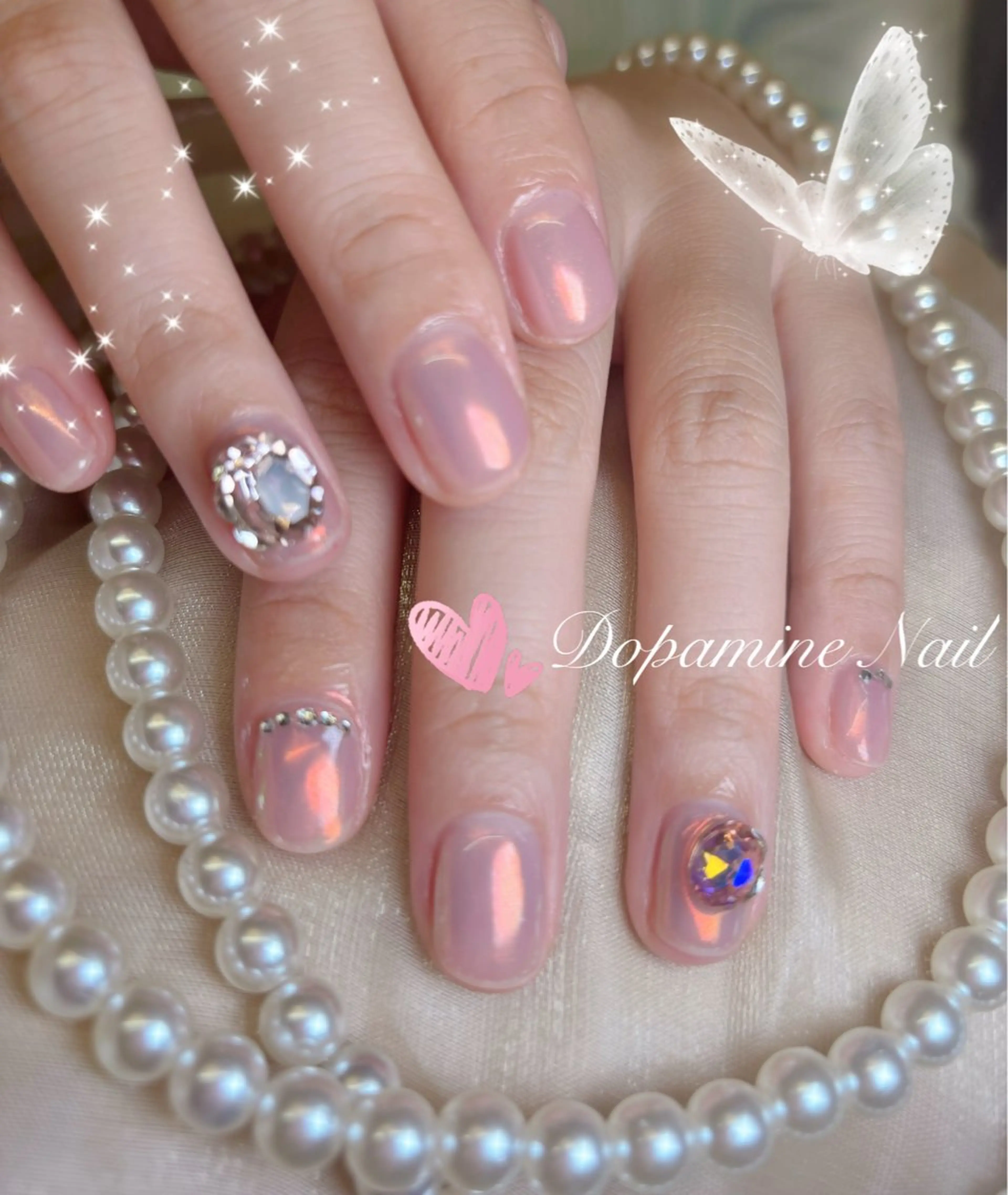 ネイル Dopamine nail 新人のネイルデザイン