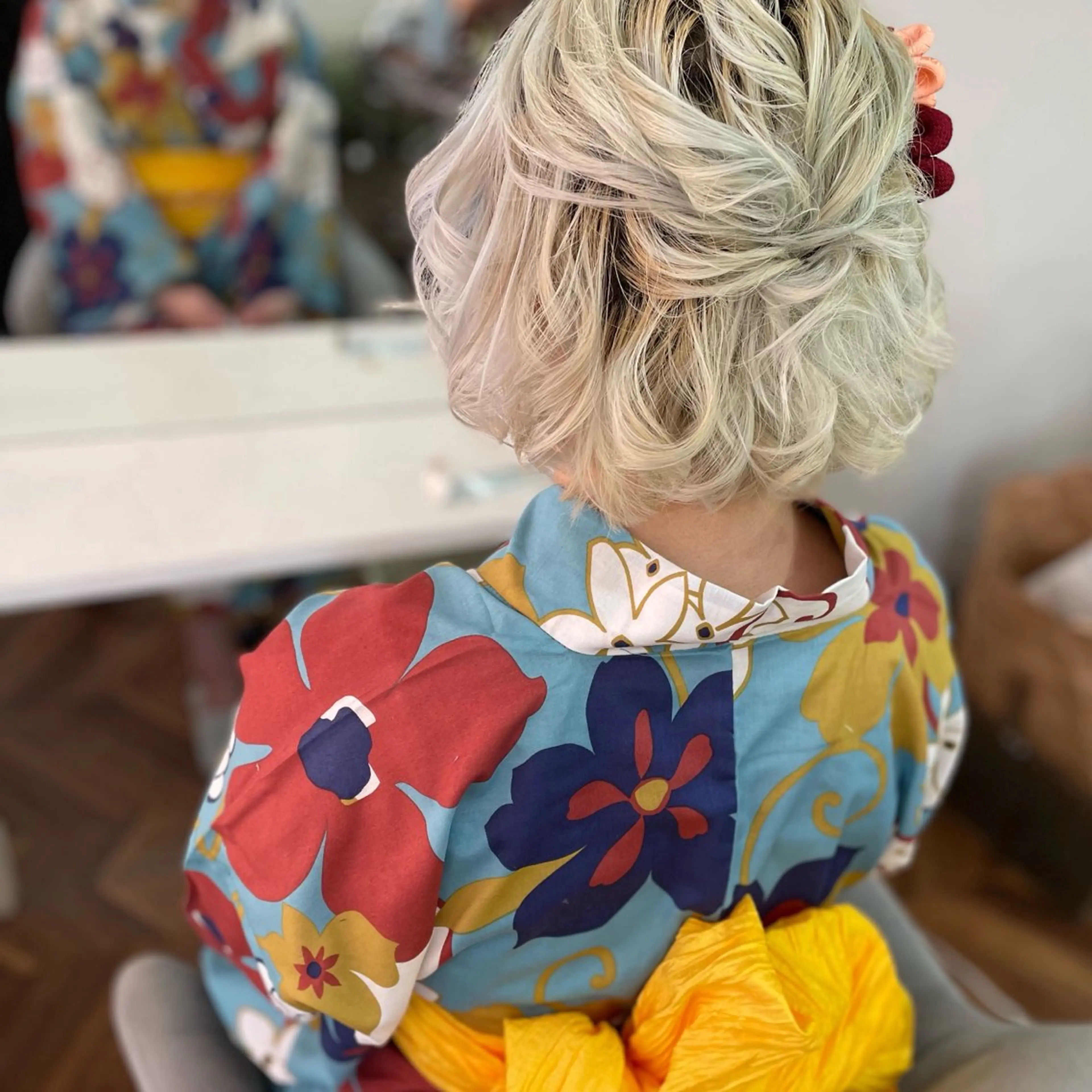 浴衣着付け👘💓の写真