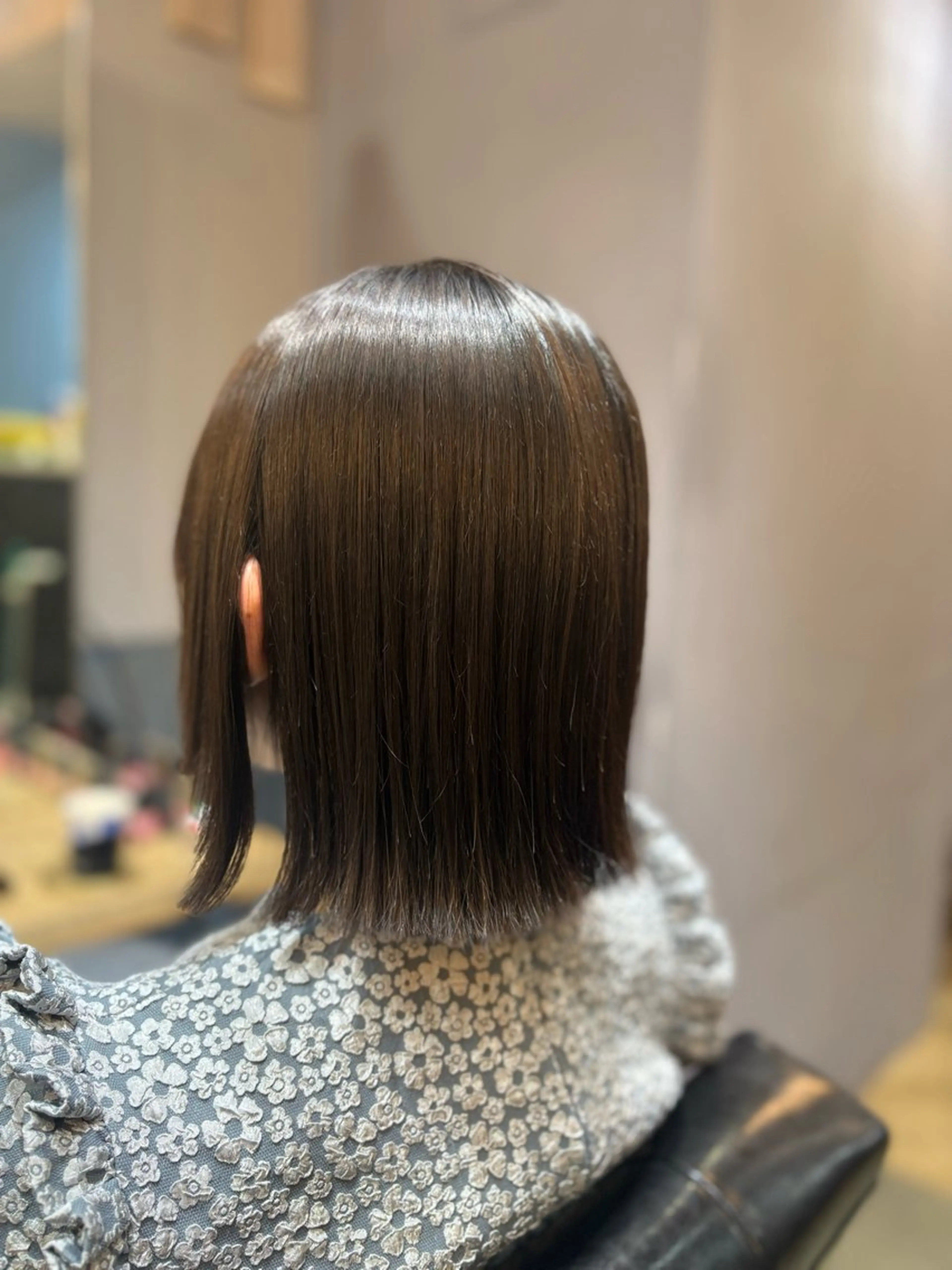 ミディアム カット 縮毛矯正 トリートメント agu hair fonte   大泉学園所属・園田 彩音のヘアスタイル