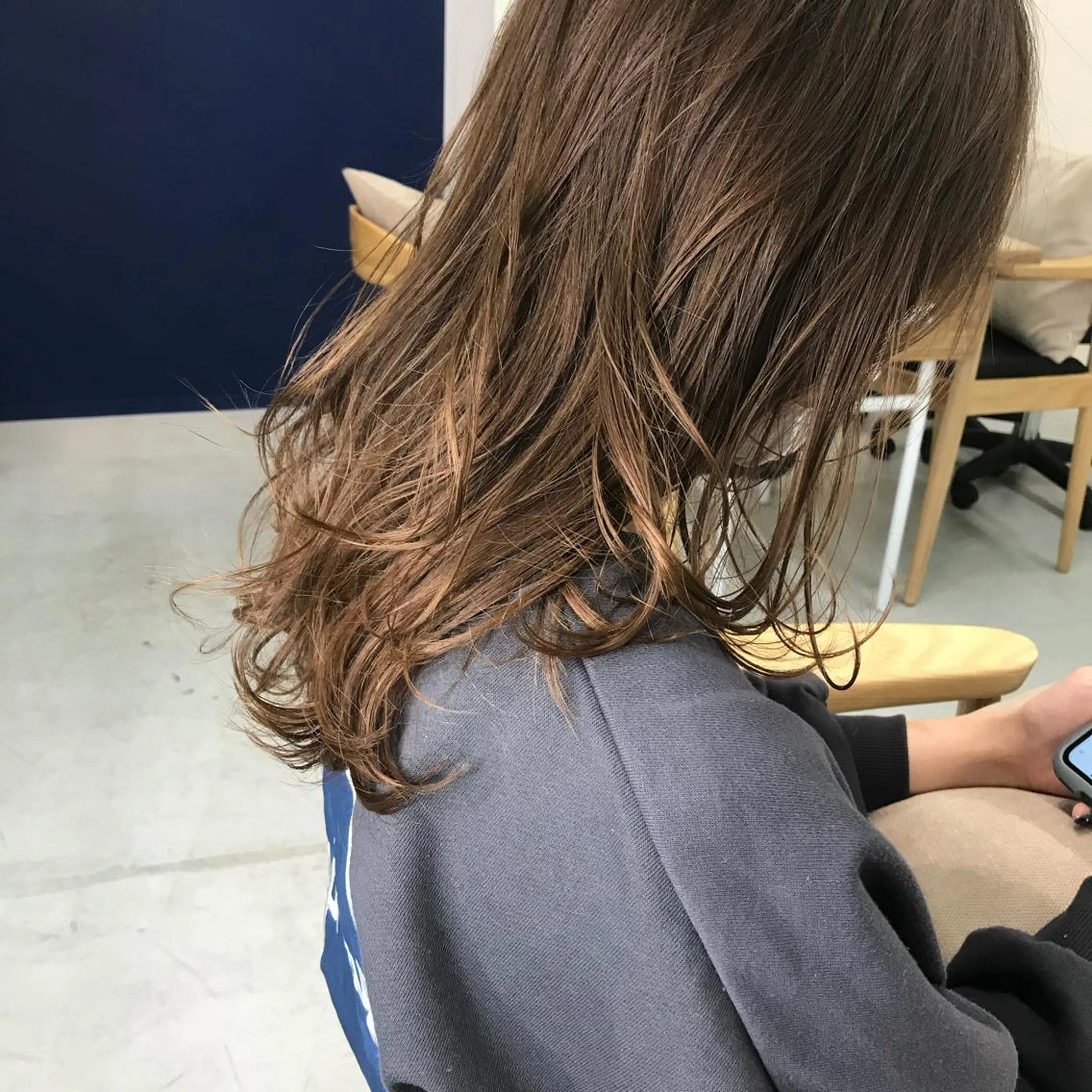 ミディアム カット ヘアカラー トリートメント イメチェンカット✂️ 錦糸町佐藤店長のヘアスタイル